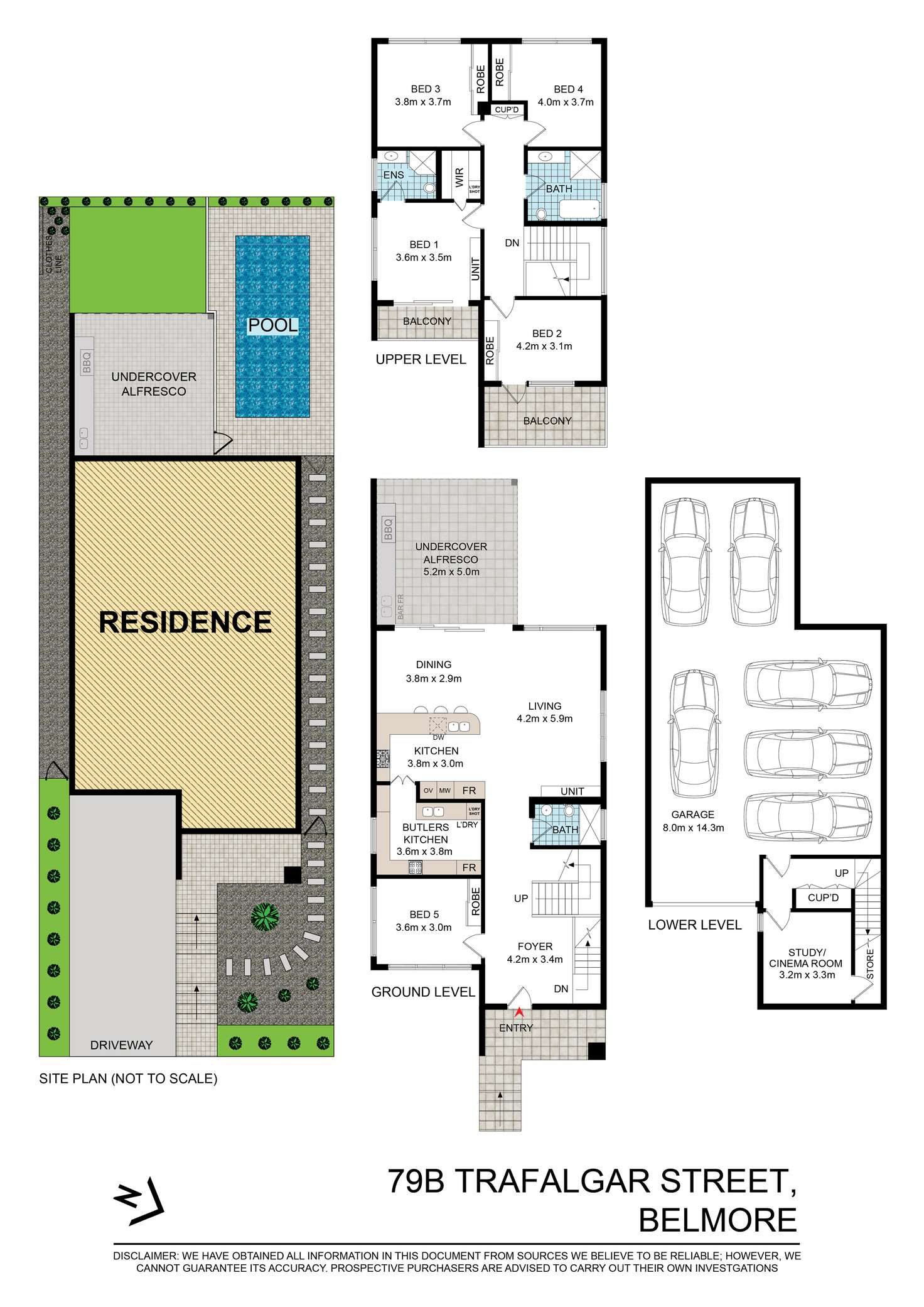 Floorplan of Homely house listing, 79B Trafalgar Street, Belmore NSW 2192