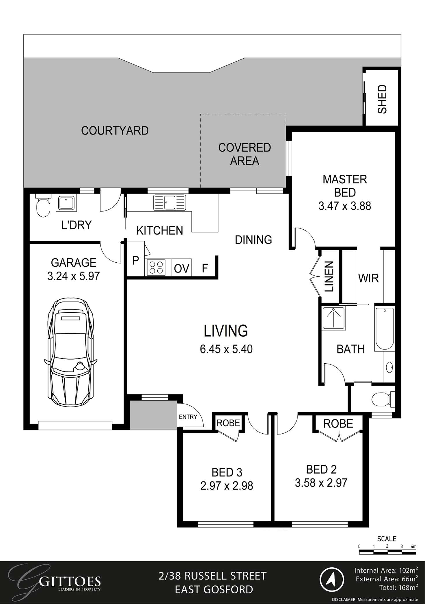Floorplan of Homely villa listing, 2/38 Russell Street, East Gosford NSW 2250