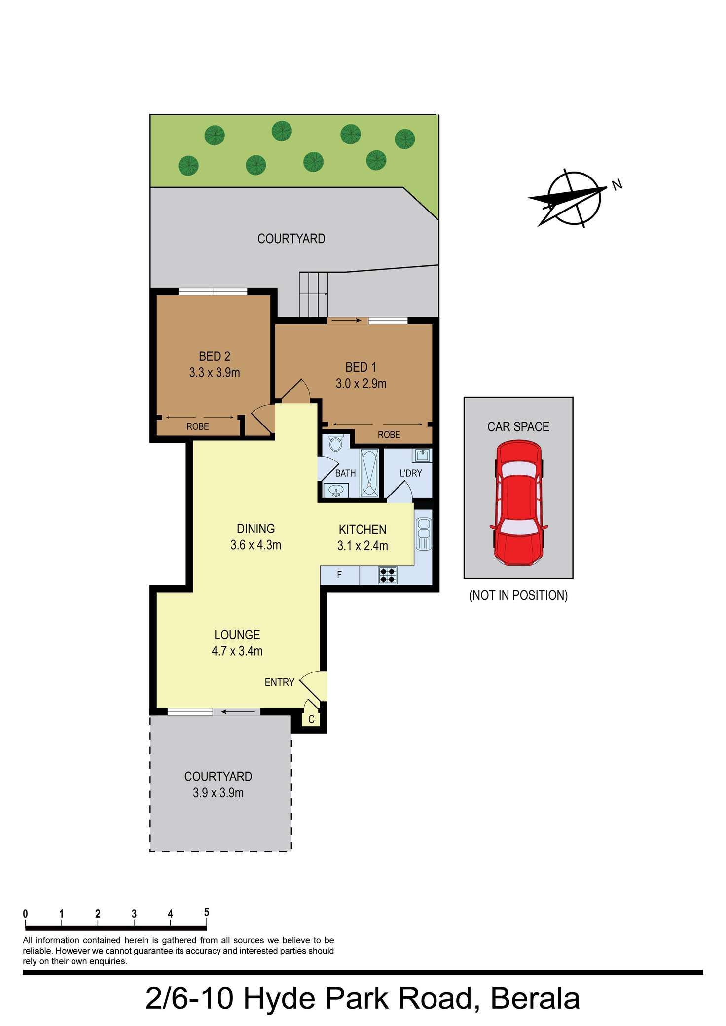 Floorplan of Homely unit listing, 2 / 6 - 10 HYDE PARK ROAD, Berala NSW 2141