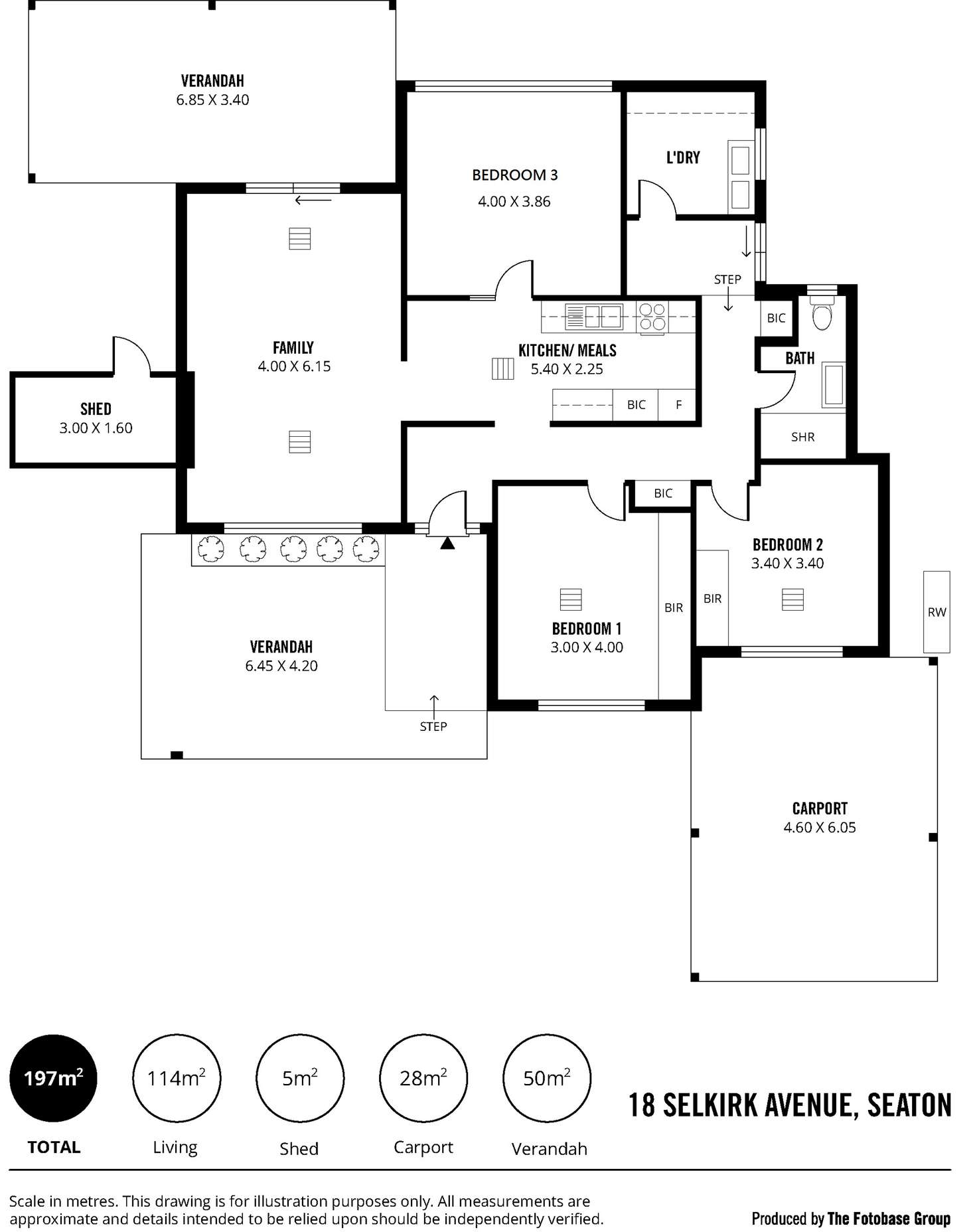 Floorplan of Homely house listing, 18 Selkirk Avenue, Seaton SA 5023