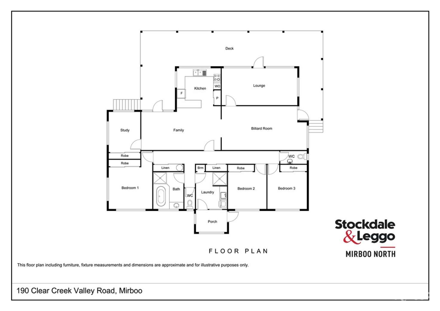 Floorplan of Homely acreageSemiRural listing, 190 Clear Creek Valley Road, Mirboo VIC 3871