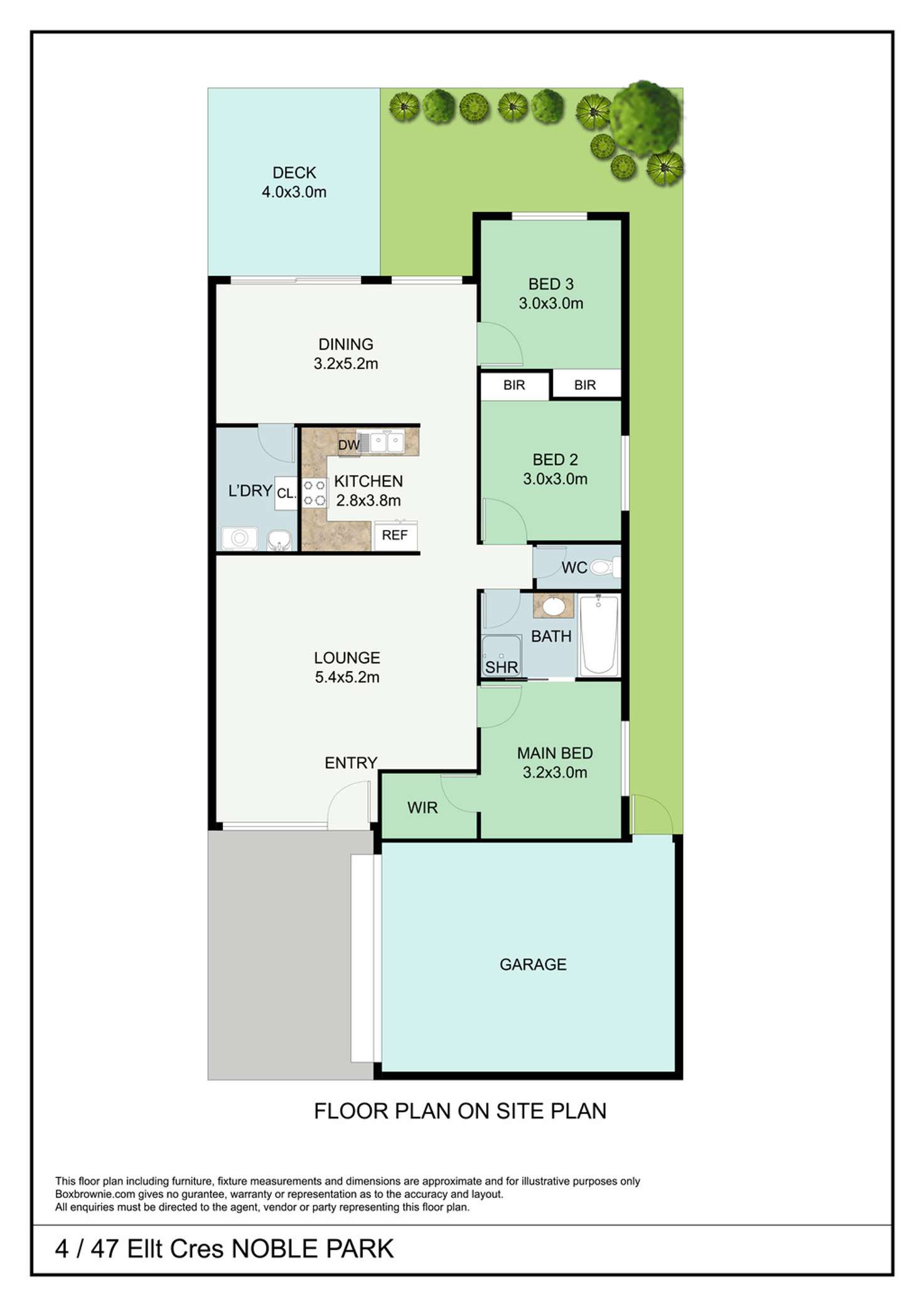 Floorplan of Homely unit listing, 4/47 Ellt Crescent, Noble Park VIC 3174