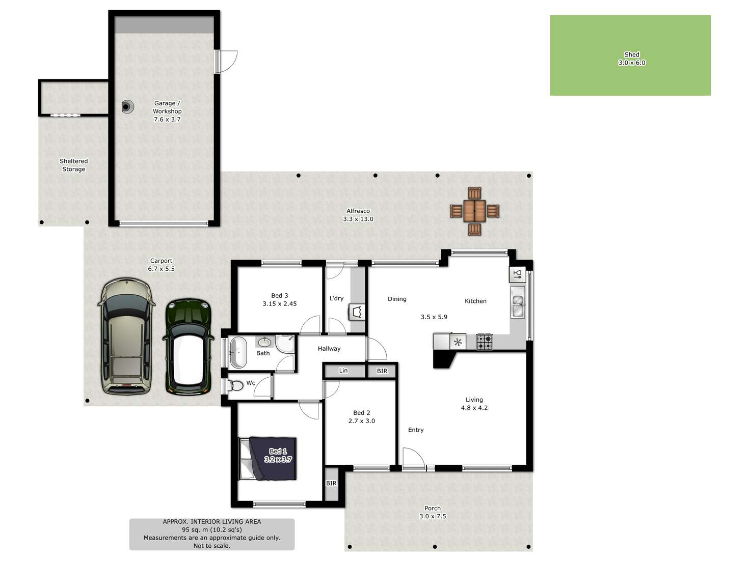 Floorplan of Homely house listing, 108 Kennedy Street, Howlong NSW 2643