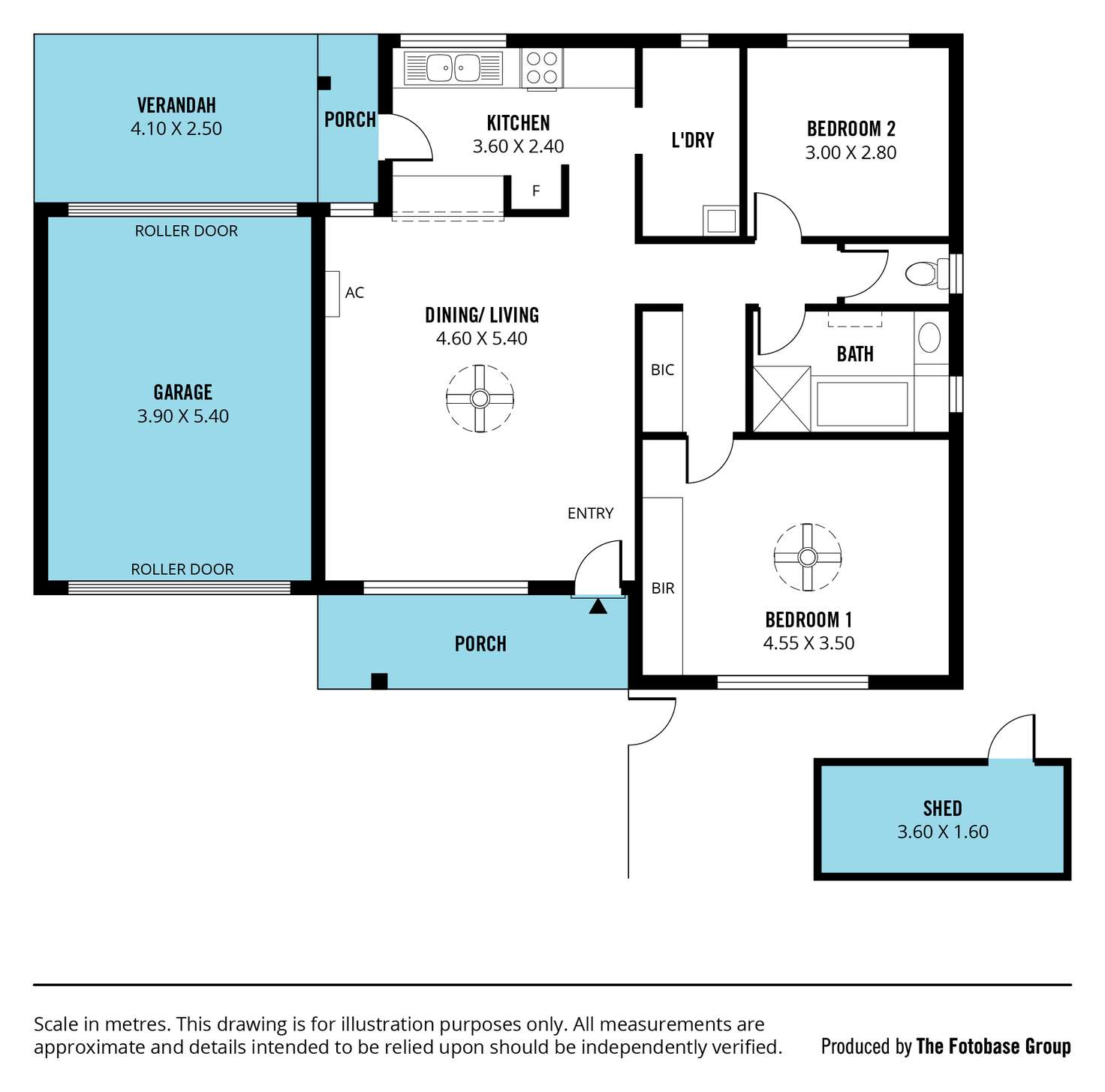 Floorplan of Homely unit listing, 4/10 Ellis Avenue, Morphett Vale SA 5162