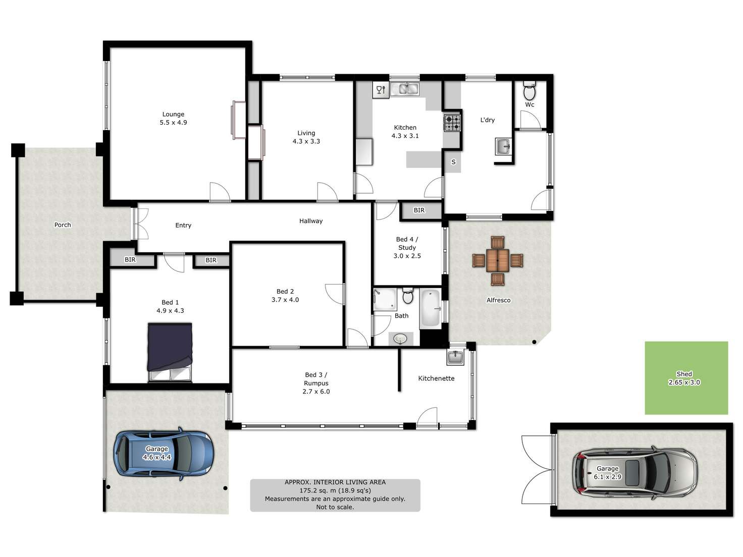 Floorplan of Homely house listing, 443 Smollett Street, Albury NSW 2640