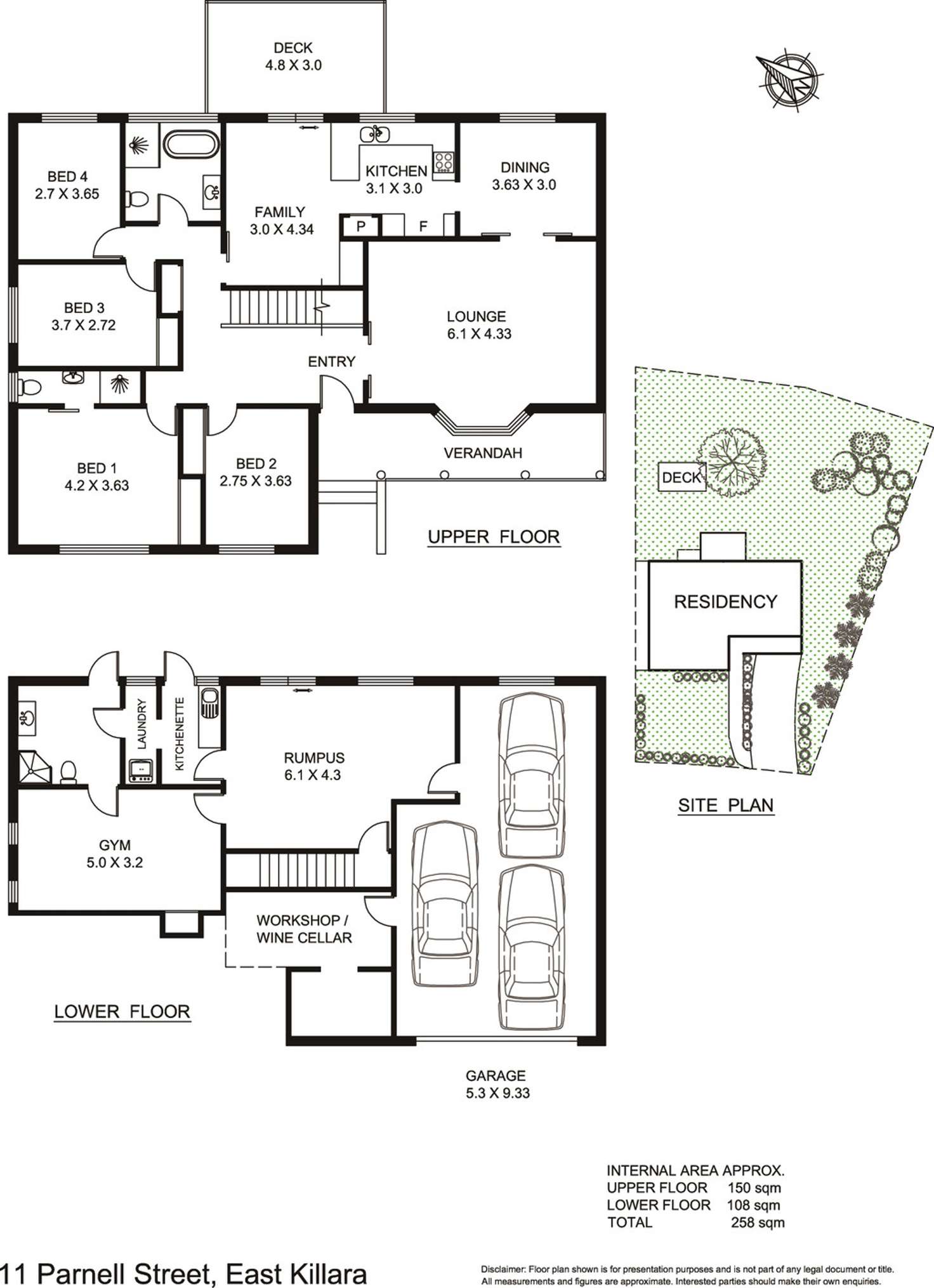 Floorplan of Homely house listing, 11 Parnell Street, East Killara NSW 2071