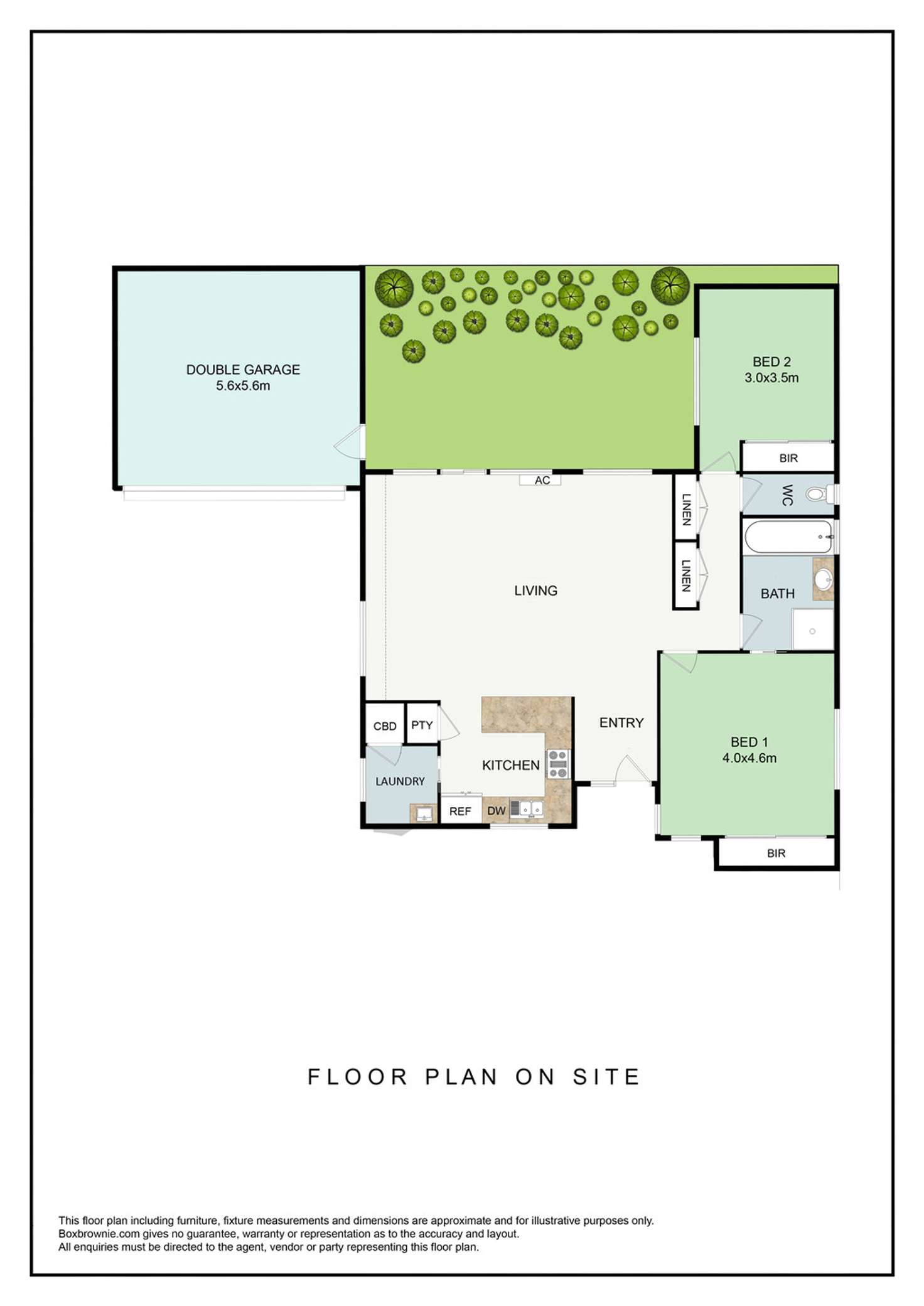 Floorplan of Homely unit listing, 2/8 Glyn Court, Cheltenham VIC 3192