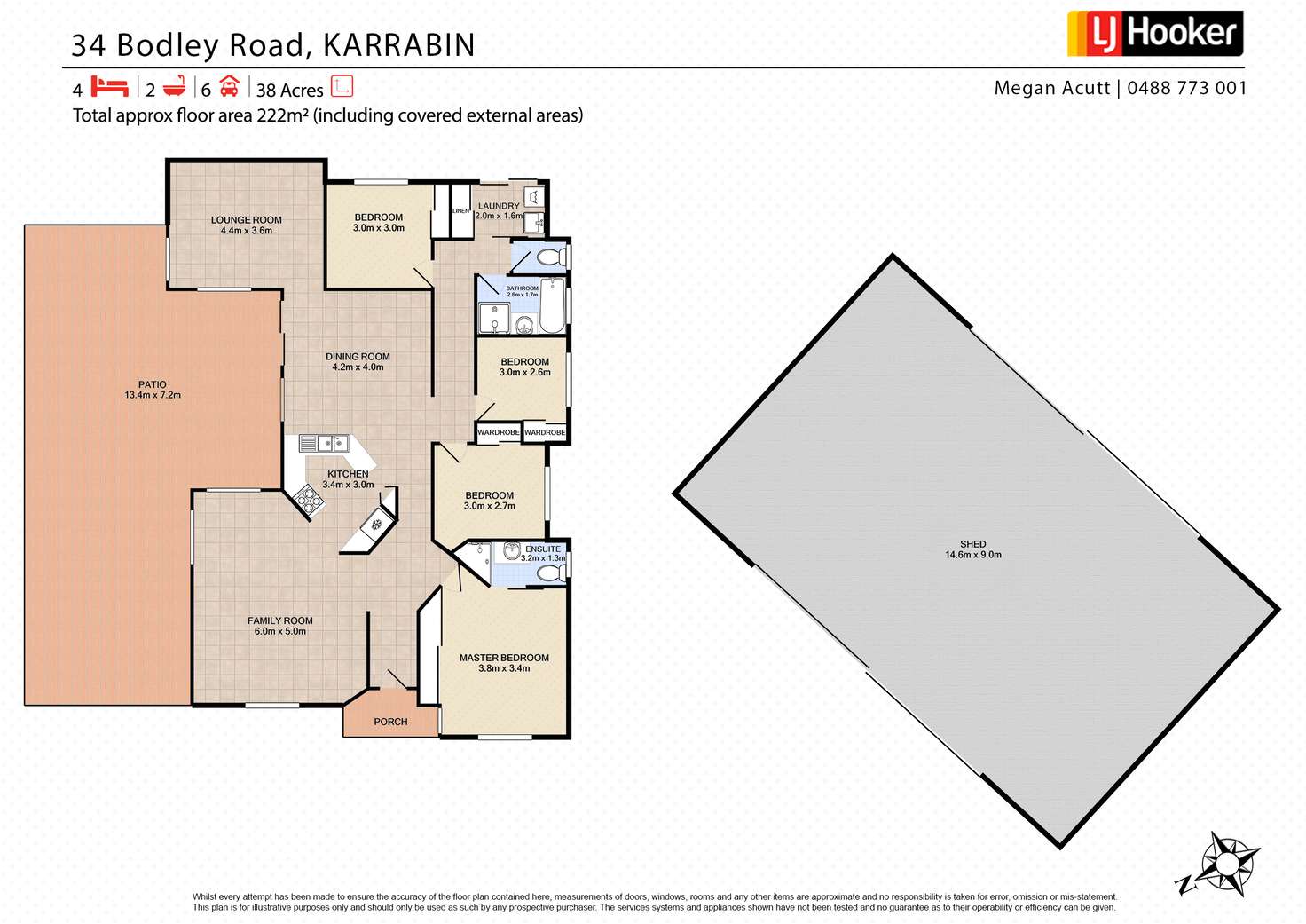 Floorplan of Homely house listing, 34 Bodley Road, Karrabin QLD 4306