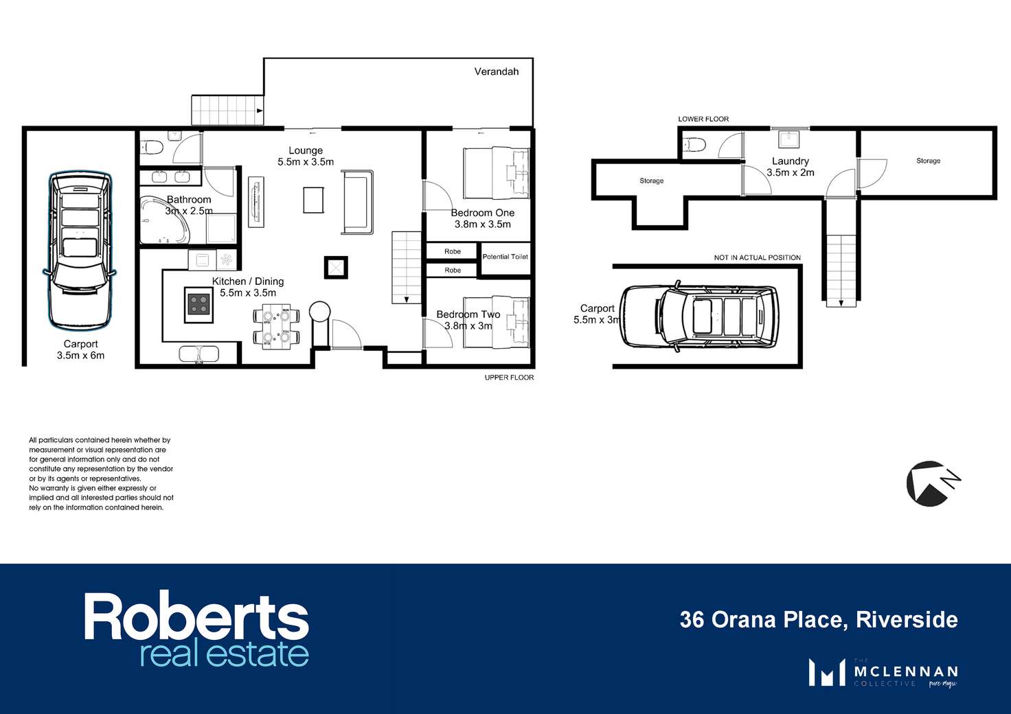 Floorplan of Homely house listing, 36 Orana Street, Riverside TAS 7250