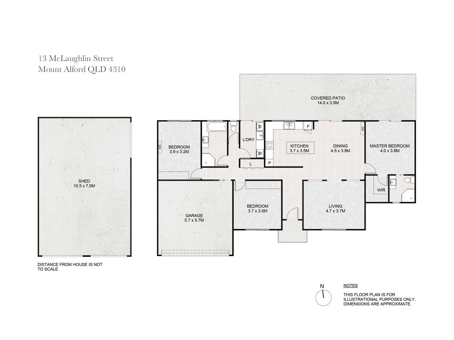 Floorplan of Homely house listing, 13 McLaughlin Street, Mount Alford QLD 4310