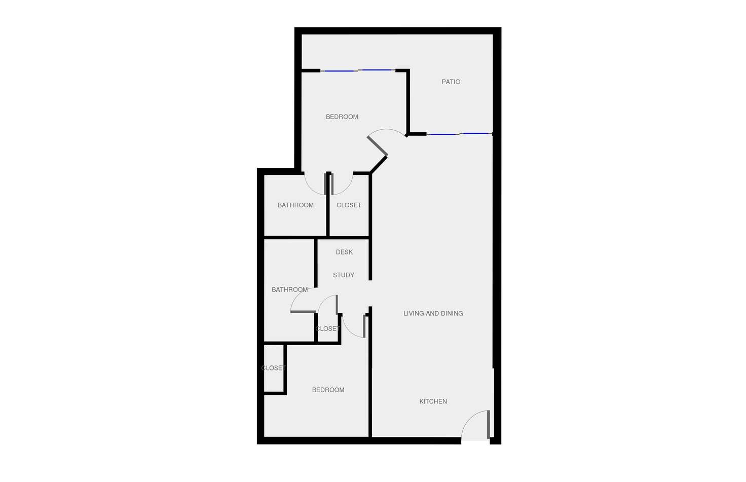 Floorplan of Homely unit listing, 2/2 Cotton Street, East Ipswich QLD 4305