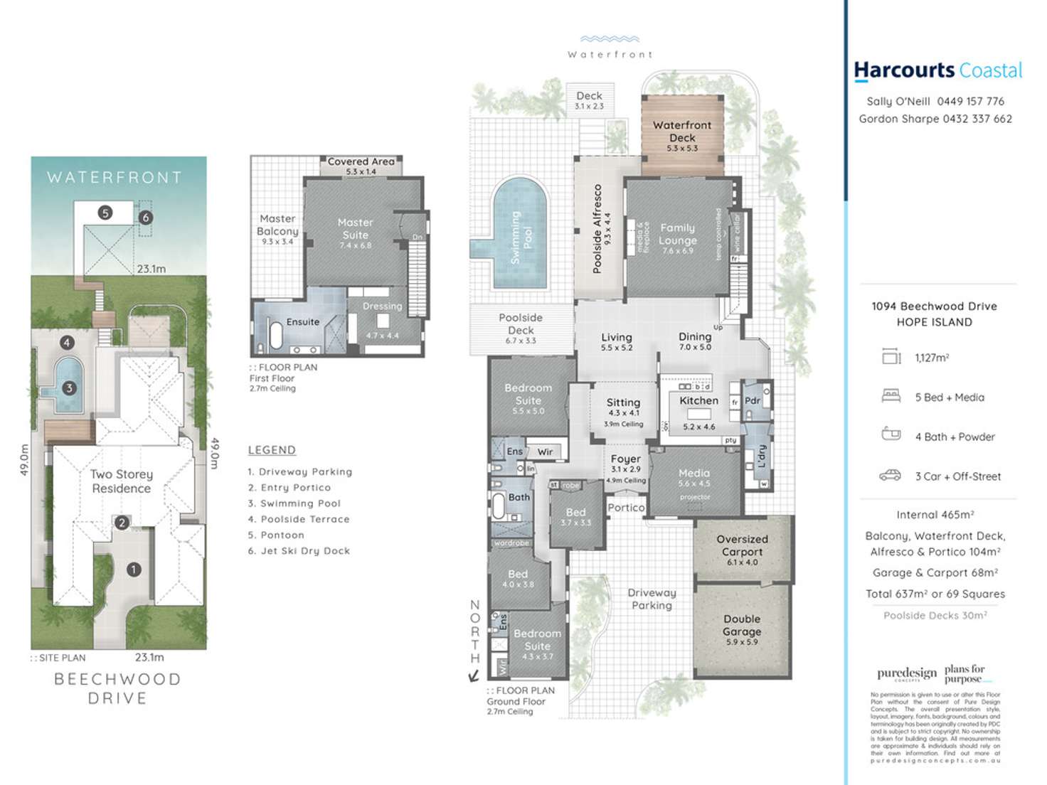 Floorplan of Homely house listing, 1094 Beechwood Drive, Hope Island QLD 4212