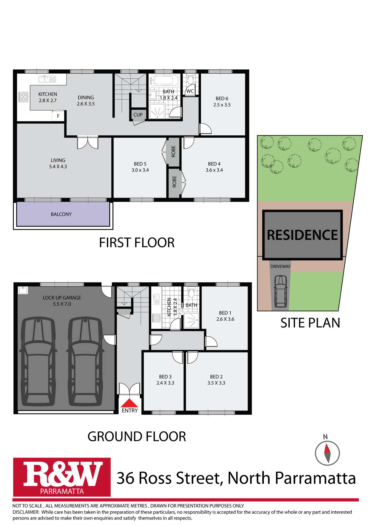 Floorplan of Homely house listing, 36 Ross Street, North Parramatta NSW 2151
