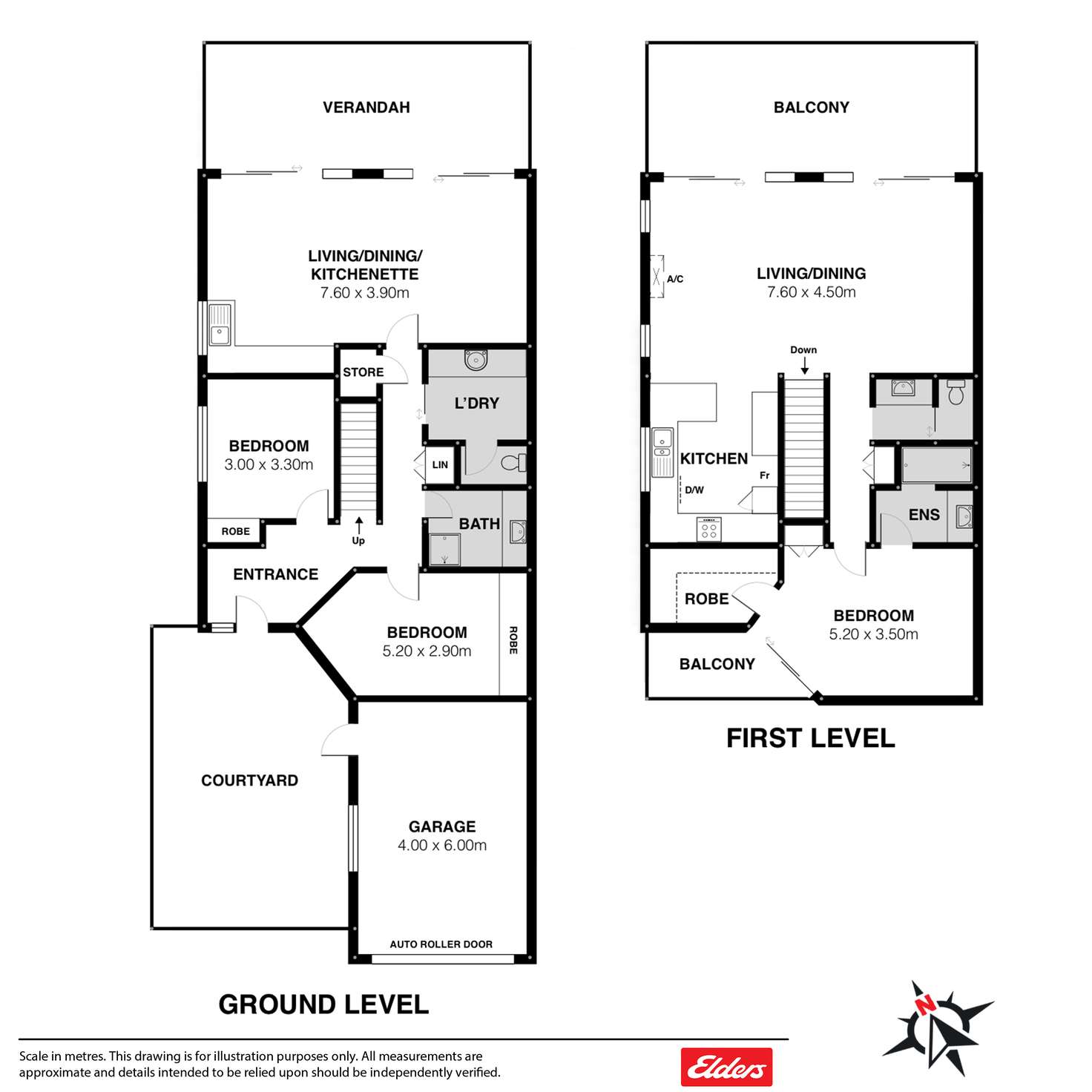 Floorplan of Homely house listing, 1/56 Cudmore Road, Mccracken SA 5211