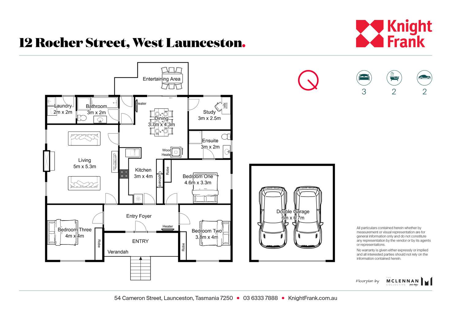 Floorplan of Homely house listing, 12 Rocher Street, Launceston TAS 7250