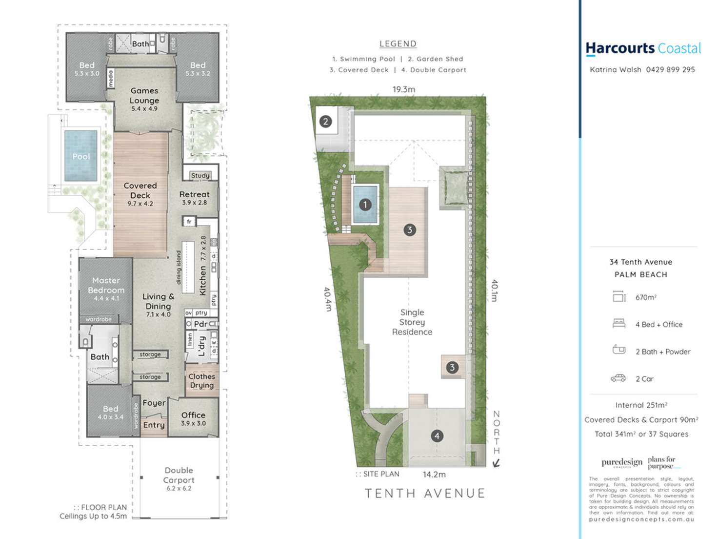 Floorplan of Homely house listing, 34 Tenth Avenue, Palm Beach QLD 4221