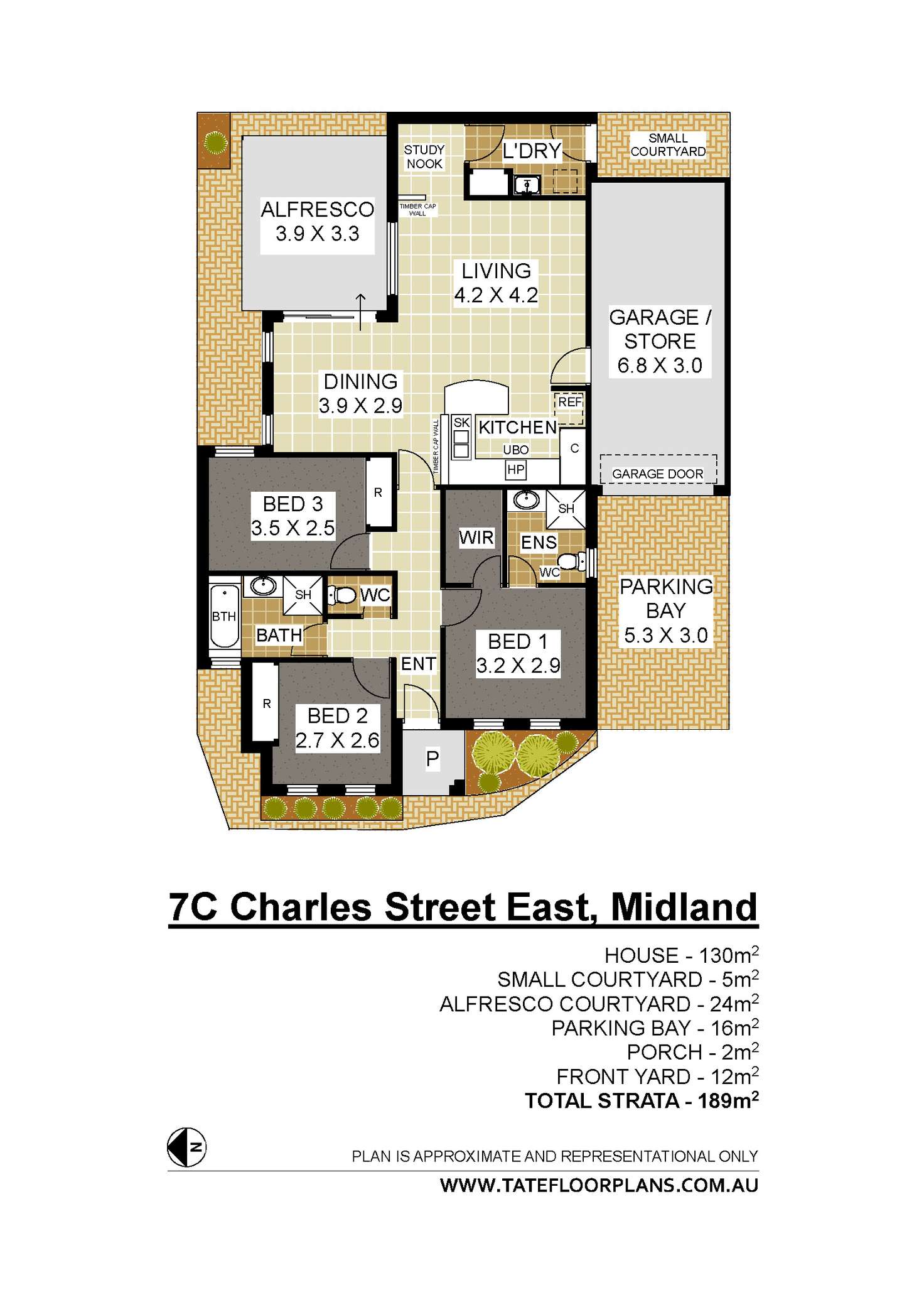 Floorplan of Homely house listing, 7C Charles East Street, Midland WA 6056