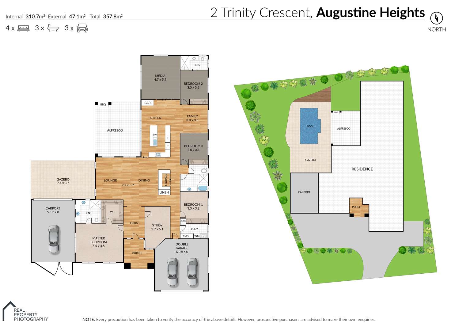 Floorplan of Homely house listing, 2 Trinity Crescent, Augustine Heights QLD 4300