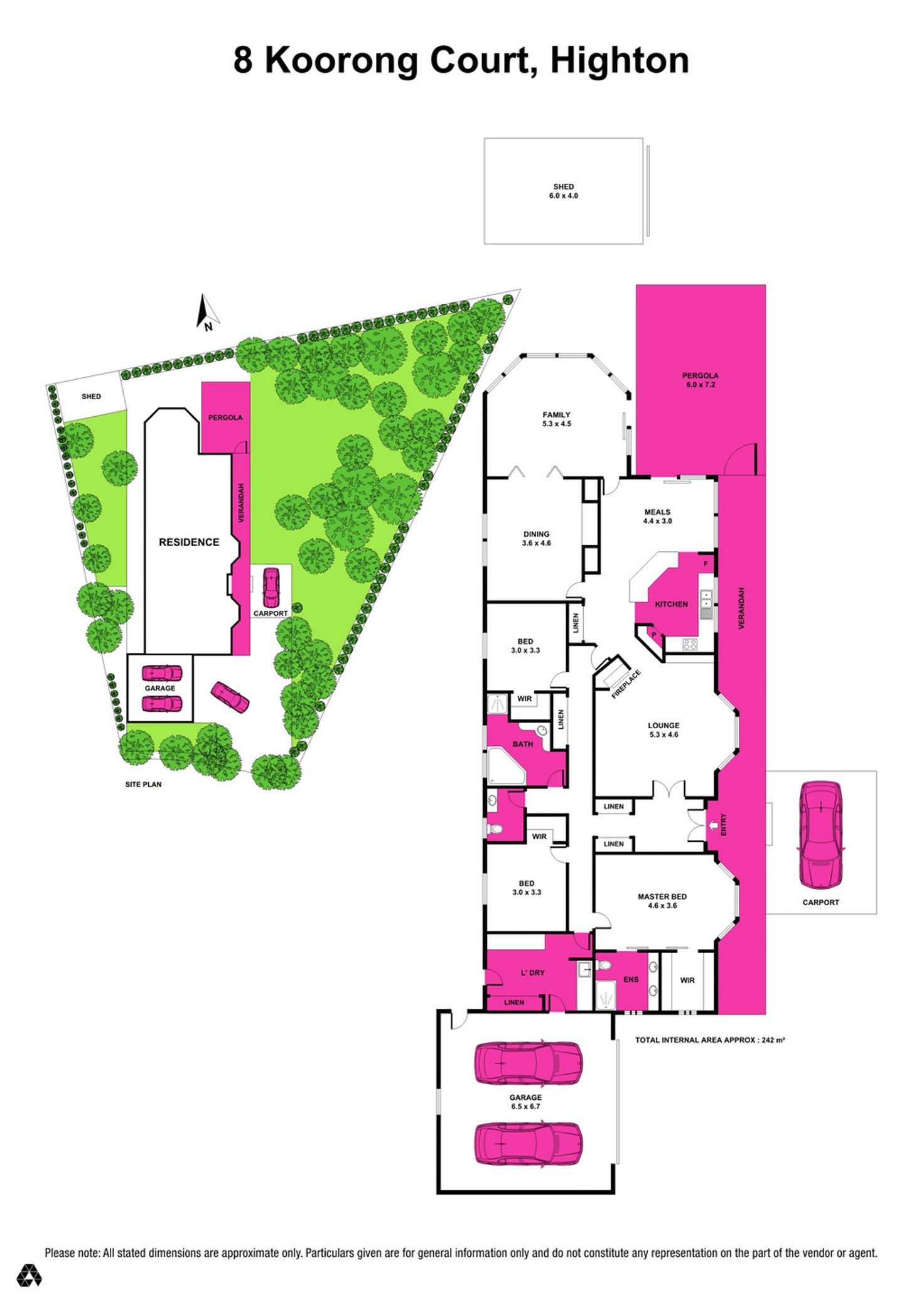 Floorplan of Homely house listing, 8 Koorong Court, Highton VIC 3216