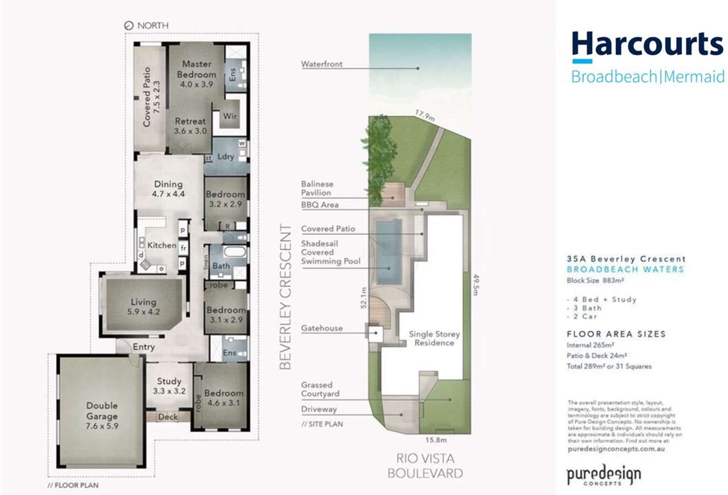 Floorplan of Homely house listing, 35a Beverley Crescent, Broadbeach Waters QLD 4218