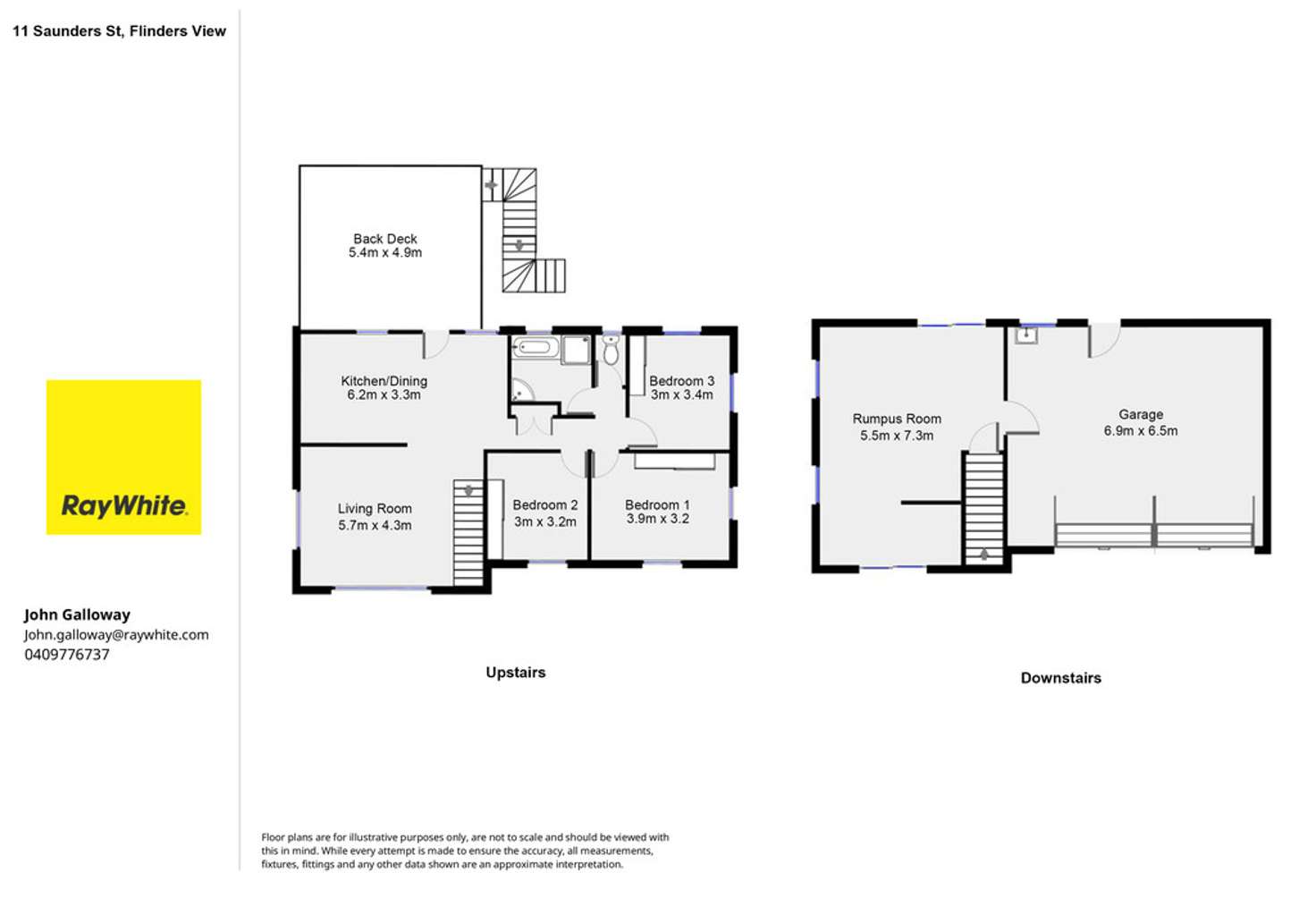 Floorplan of Homely house listing, 11 Saunders Street, Flinders View QLD 4305
