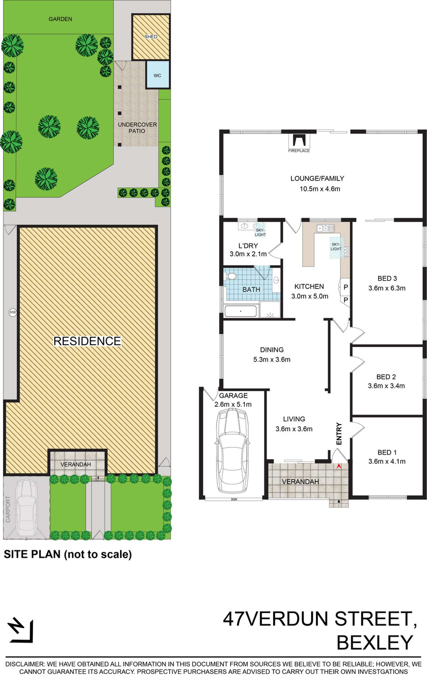 Floorplan of Homely house listing, 47 Verdun Street, Bexley NSW 2207