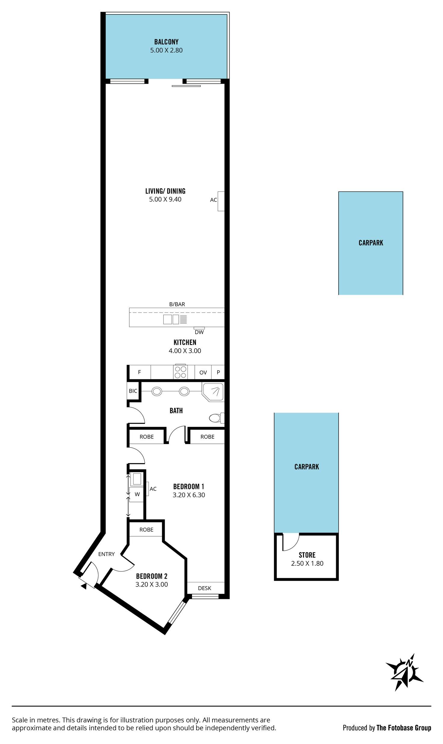 Floorplan of Homely house listing, 210/50 Esplanade, Christies Beach SA 5165