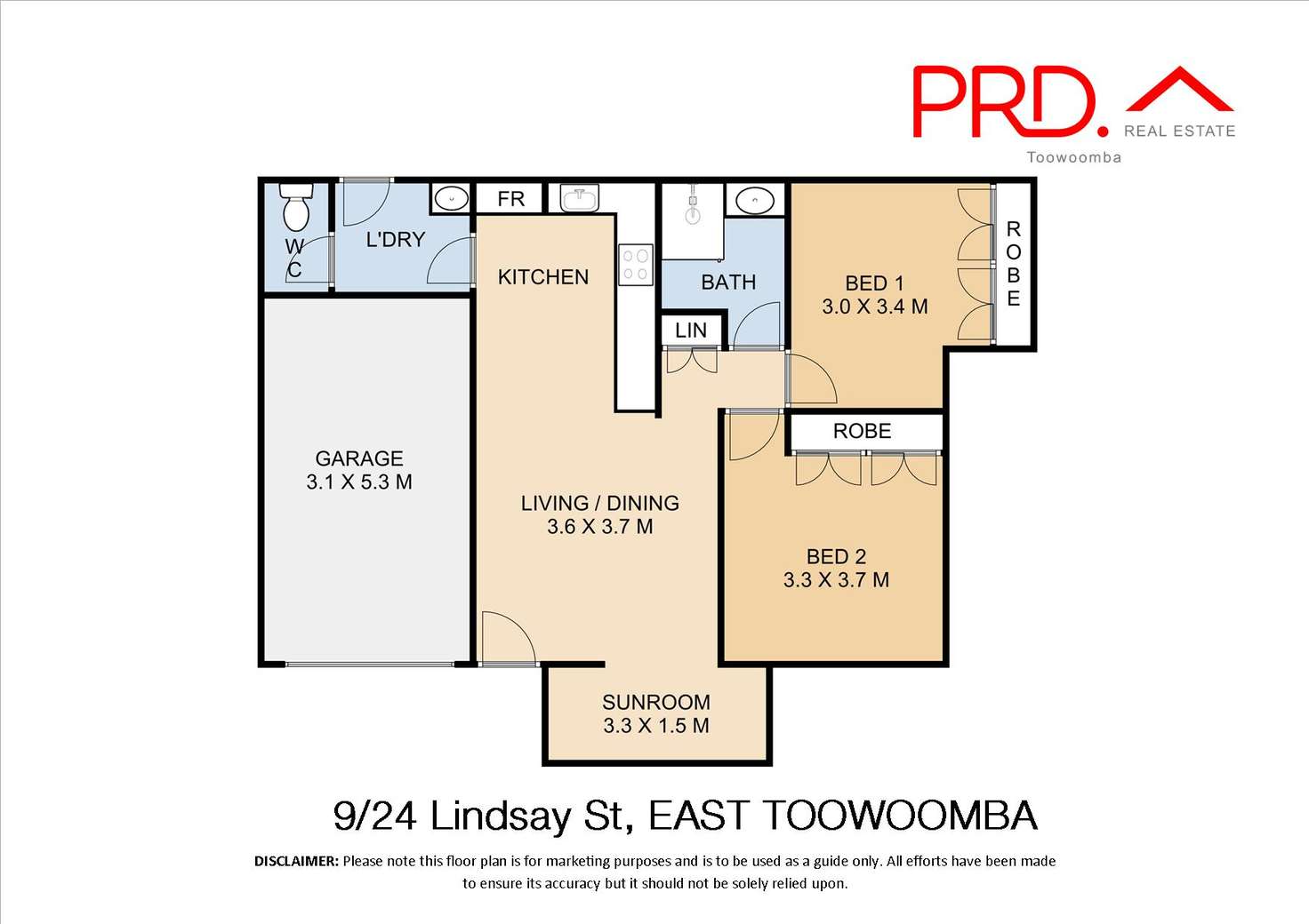 Floorplan of Homely unit listing, 9/24 Lindsay Street, East Toowoomba QLD 4350