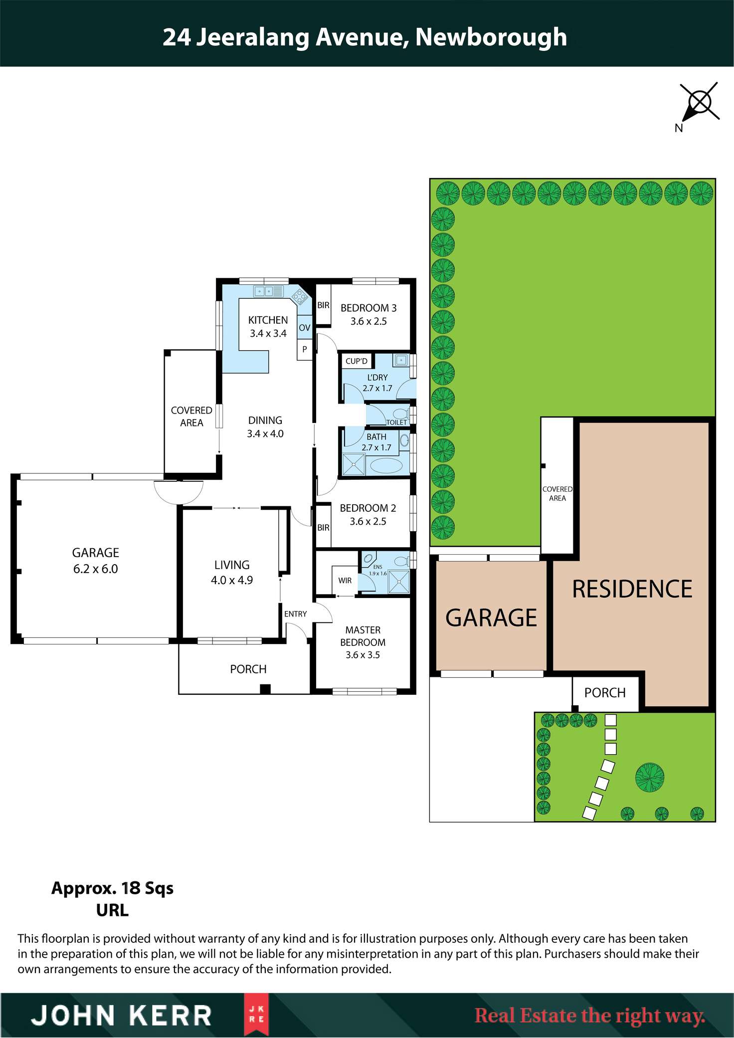 Floorplan of Homely house listing, 24 Jeeralang Avenue, Newborough VIC 3825