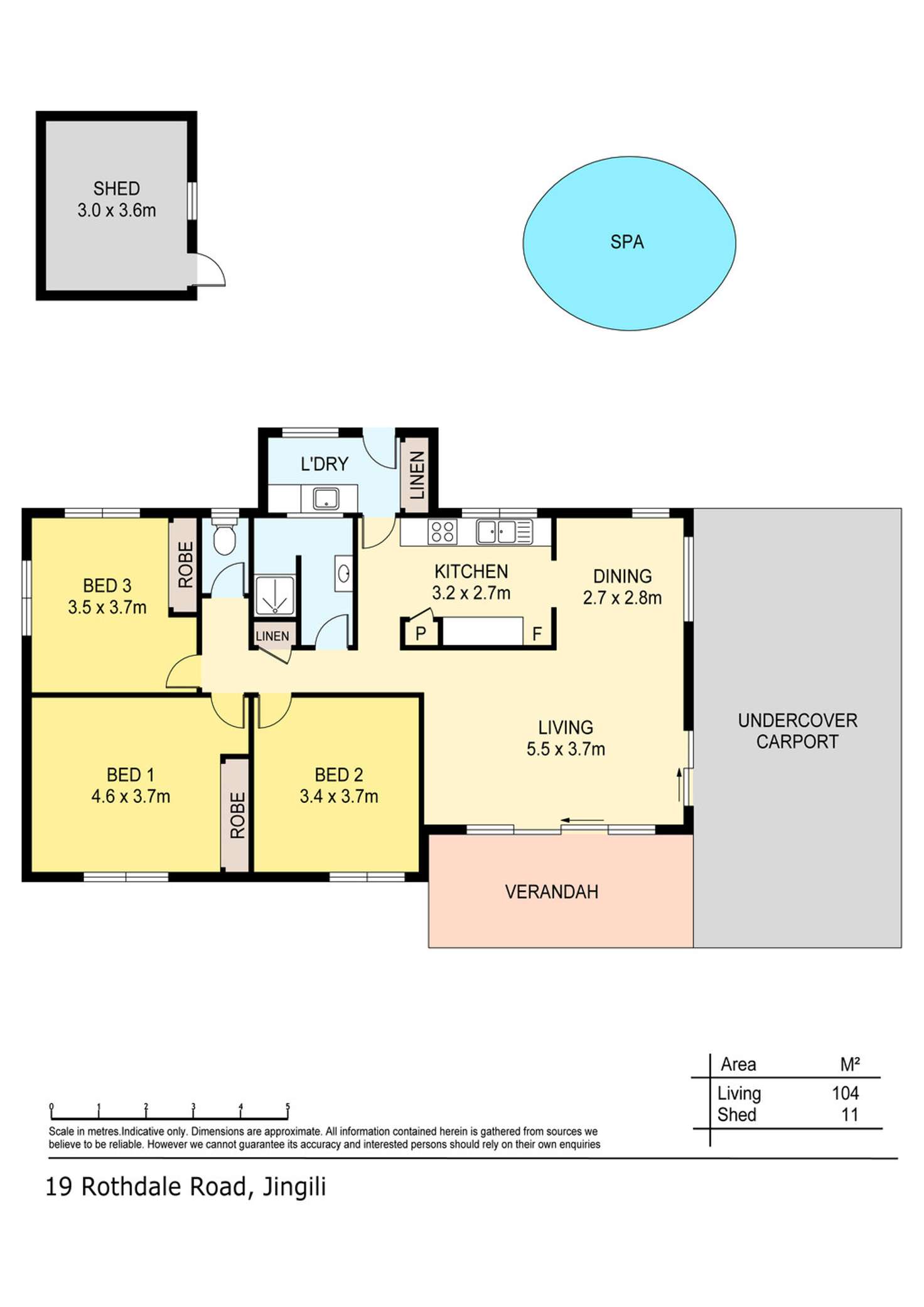 Floorplan of Homely house listing, 19 Rothdale Road, Jingili NT 810