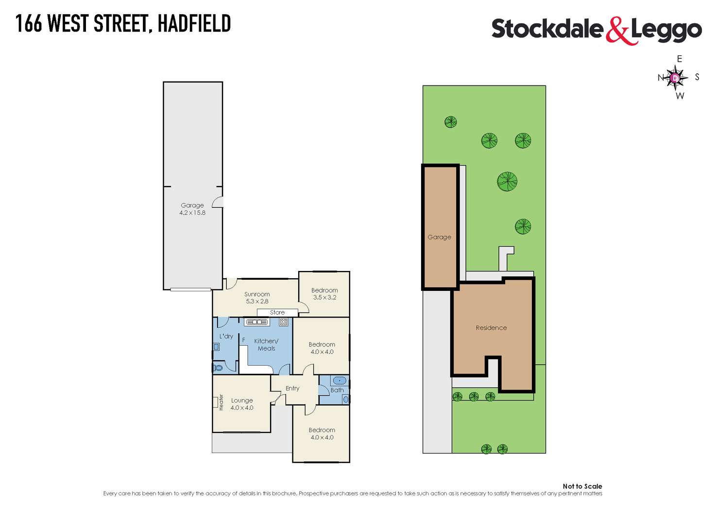Floorplan of Homely house listing, 166 West Street, Hadfield VIC 3046