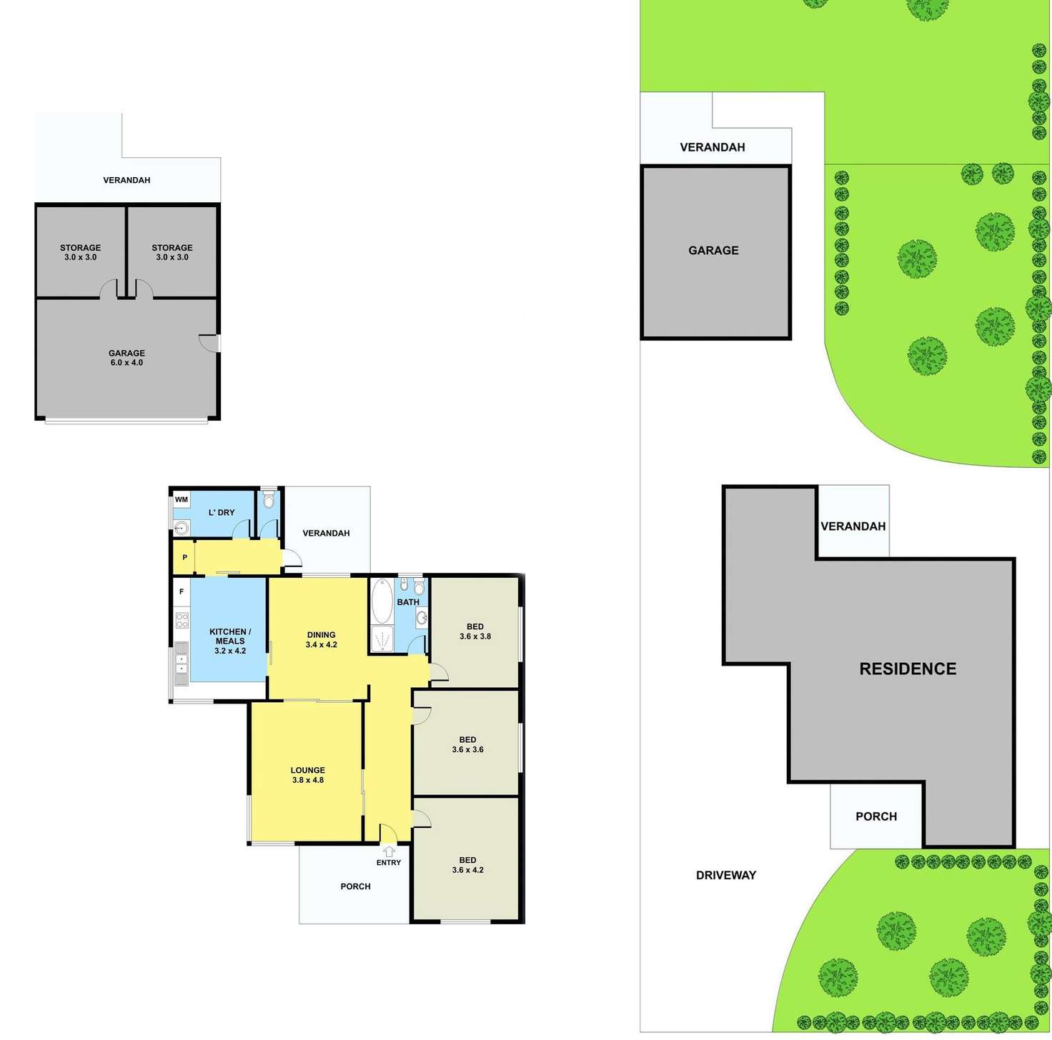Floorplan of Homely house listing, 39 Morley Street, Glenroy VIC 3046