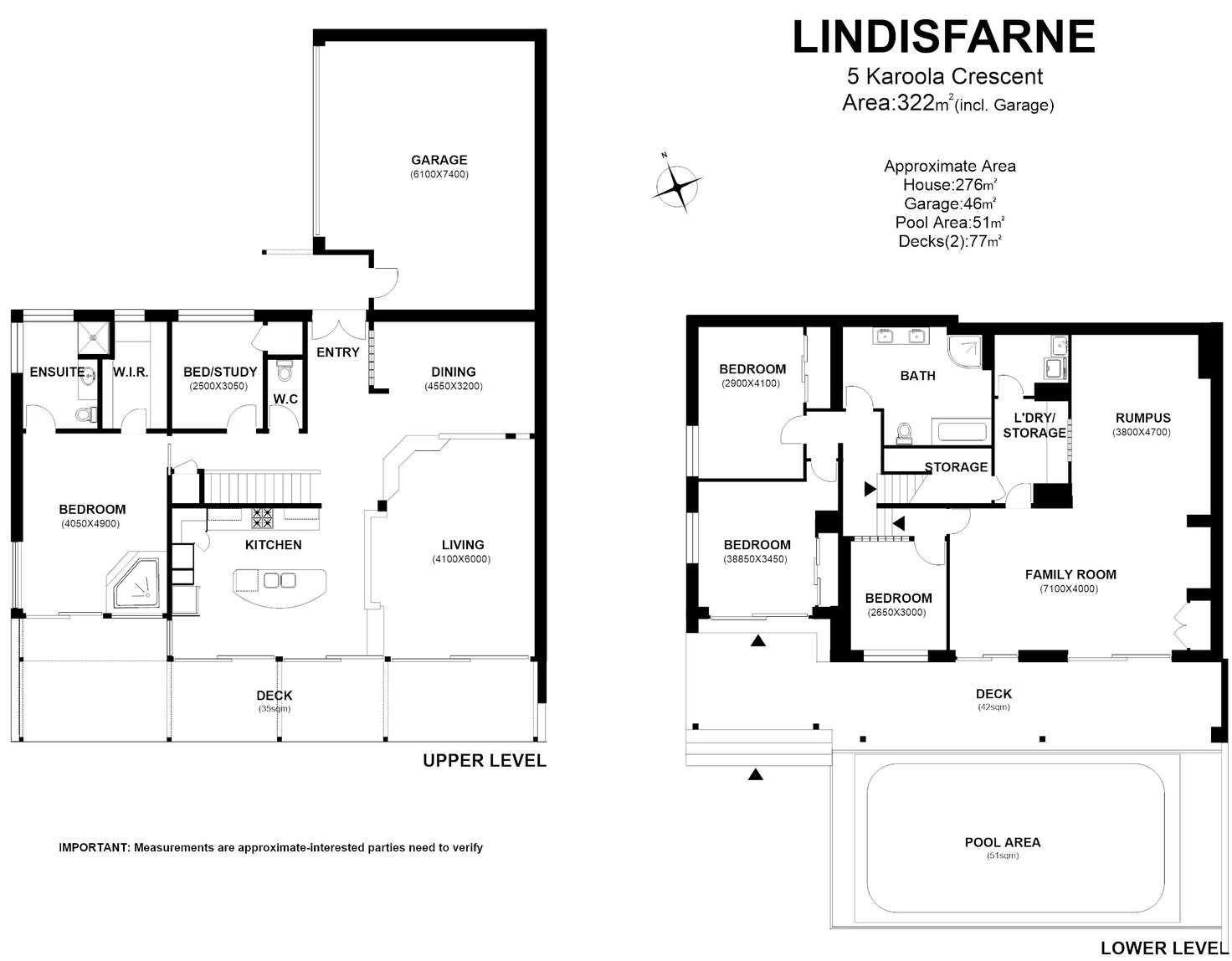 Floorplan of Homely house listing, 5 Karoola Crescent, Lindisfarne TAS 7015