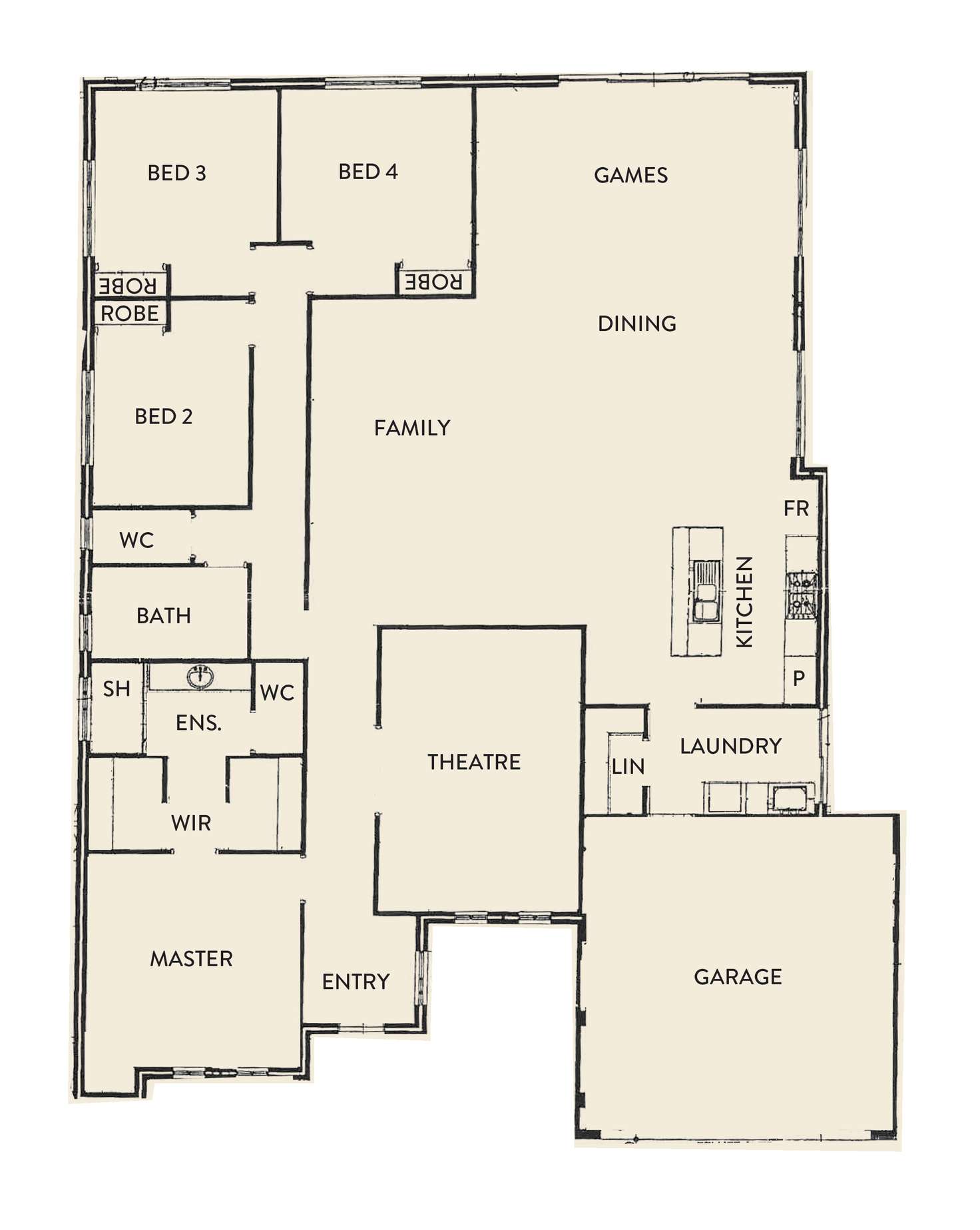 Floorplan of Homely house listing, 74 Countess Circuit, South Yunderup WA 6208