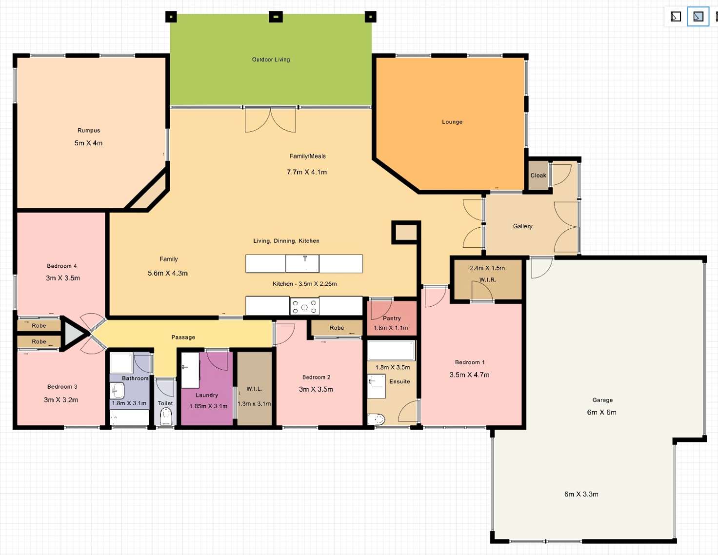 Floorplan of Homely house listing, 41 Clarendon Avenue, Wodonga VIC 3690