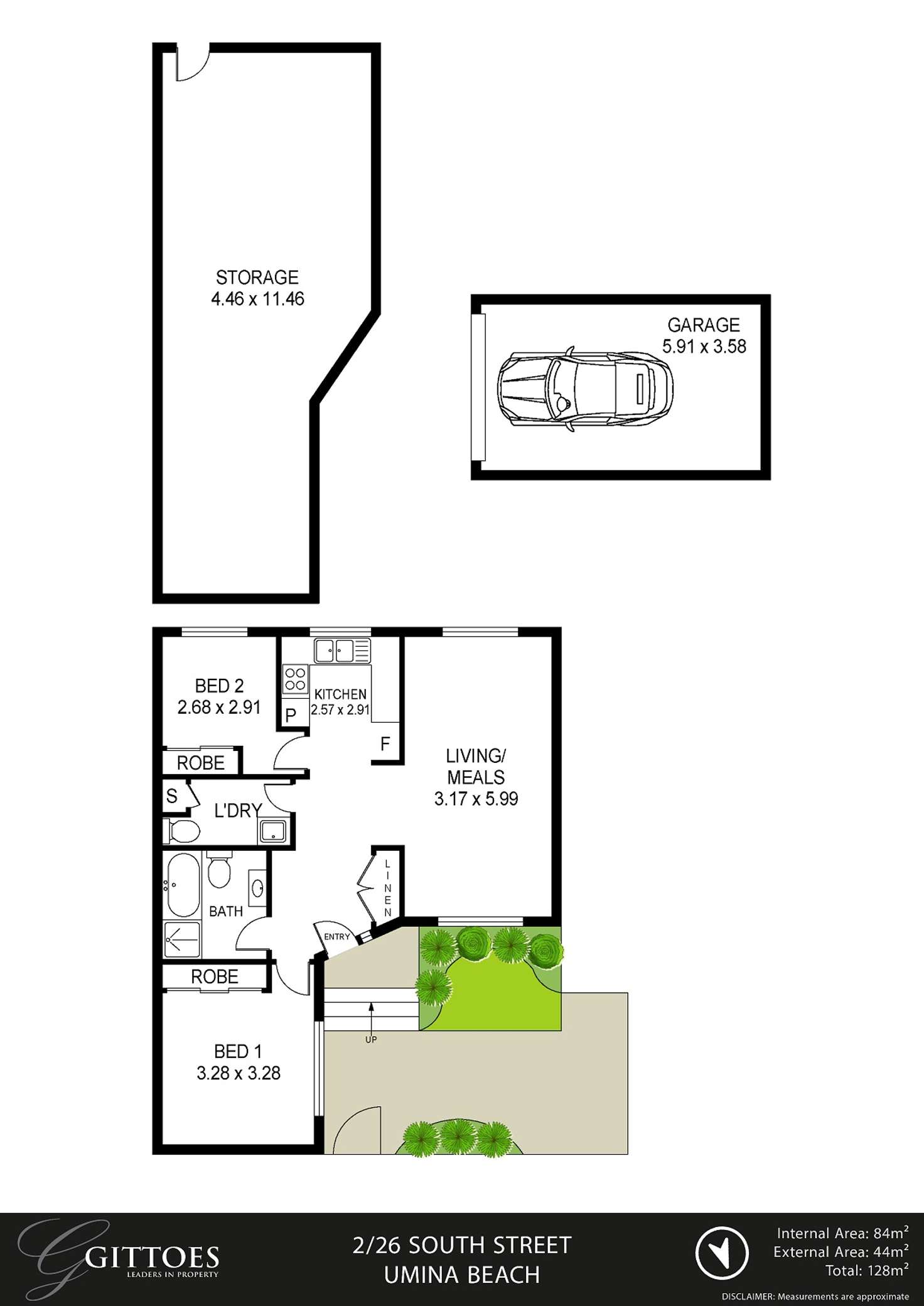 Floorplan of Homely villa listing, 2/26 South Street, Umina Beach NSW 2257
