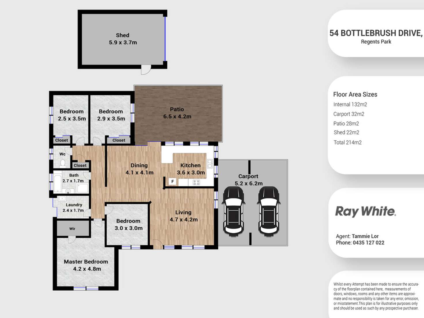 Floorplan of Homely house listing, 54 Bottlebrush Drive, Regents Park QLD 4118
