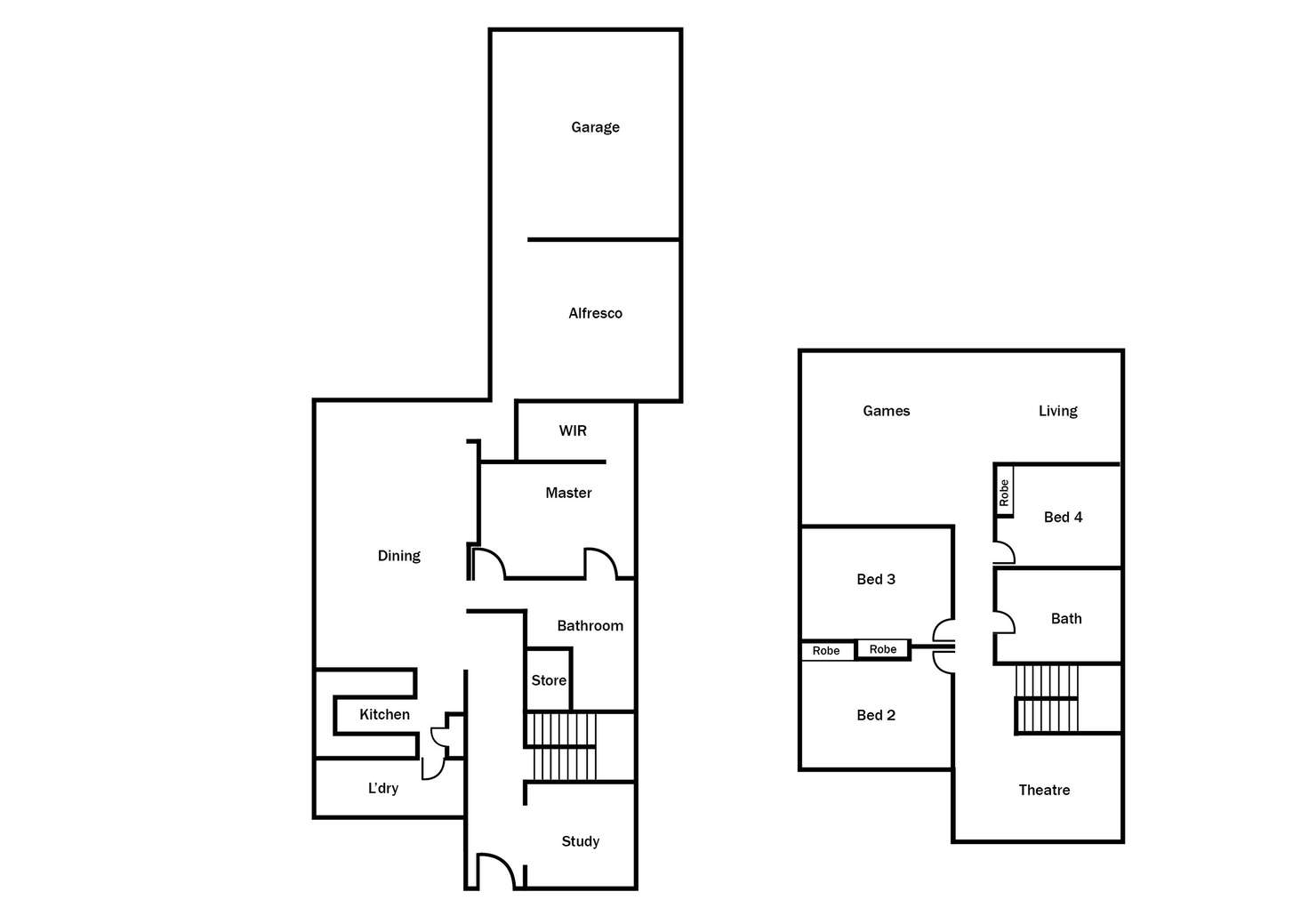 Floorplan of Homely house listing, 5 Kite Link, Beeliar WA 6164