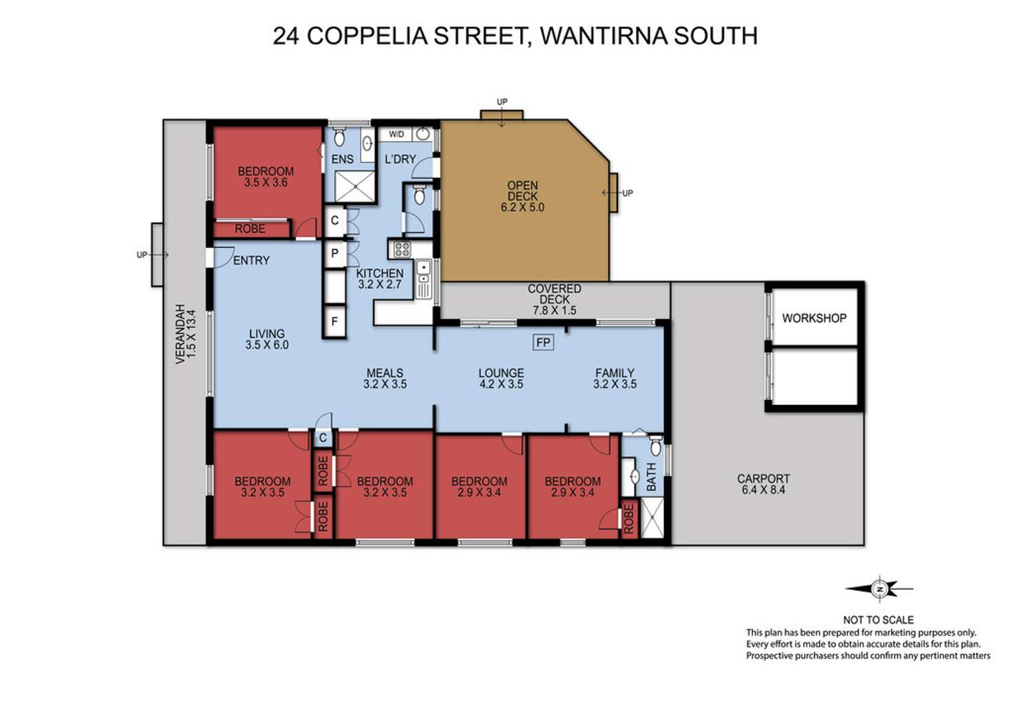 Floorplan of Homely house listing, 24 Coppelia Street, Wantirna South VIC 3152