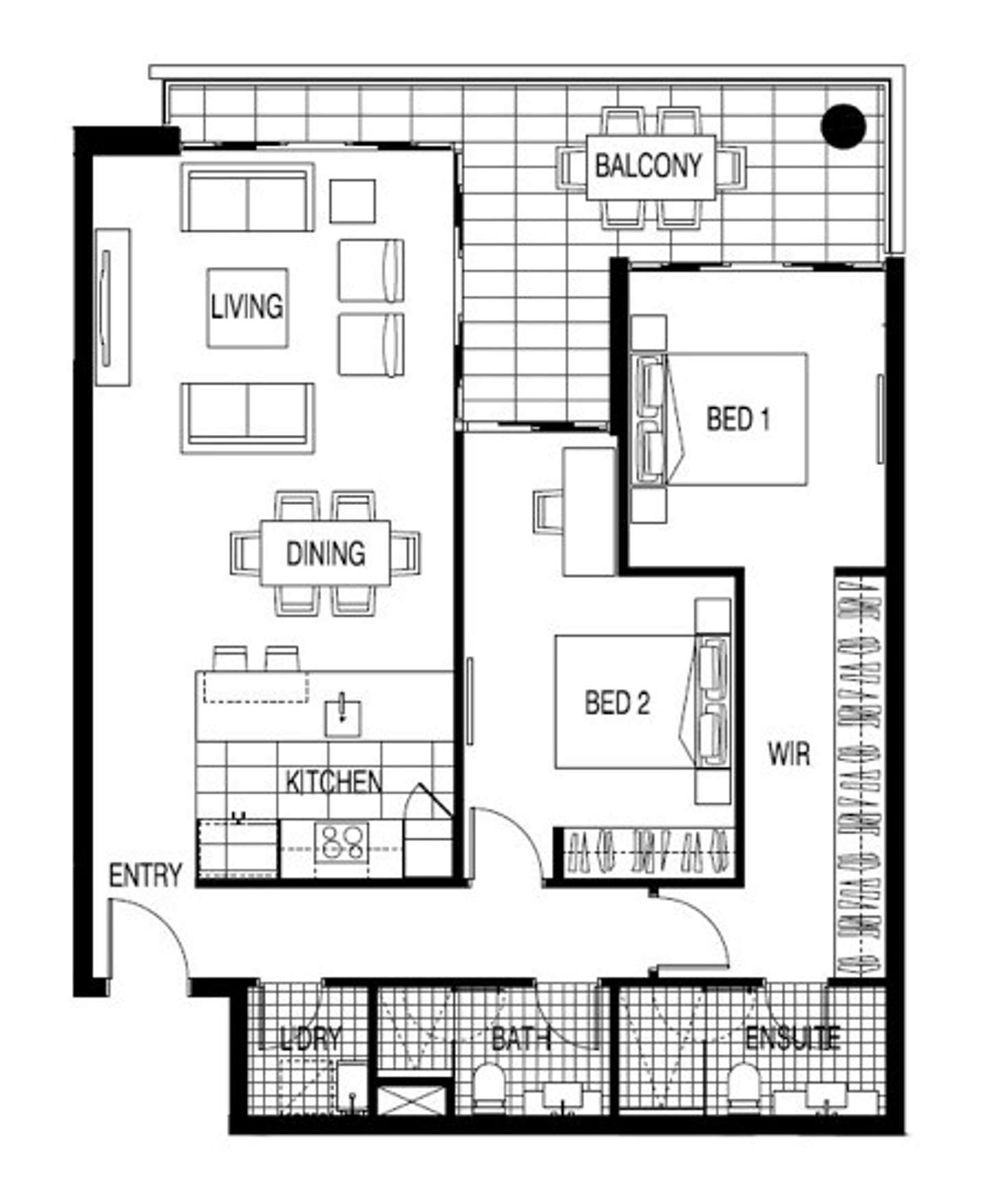 Floorplan of Homely apartment listing, 77/72 The Esplanade, Burleigh Heads QLD 4220