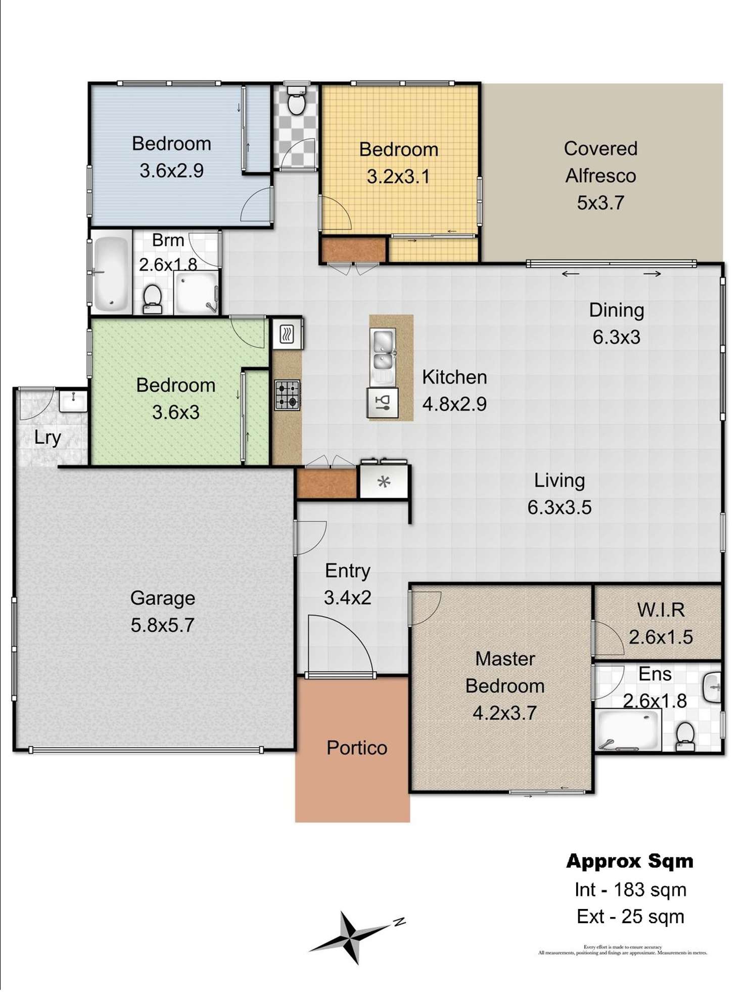 Floorplan of Homely house listing, 5 Argus Place, Kallangur QLD 4503