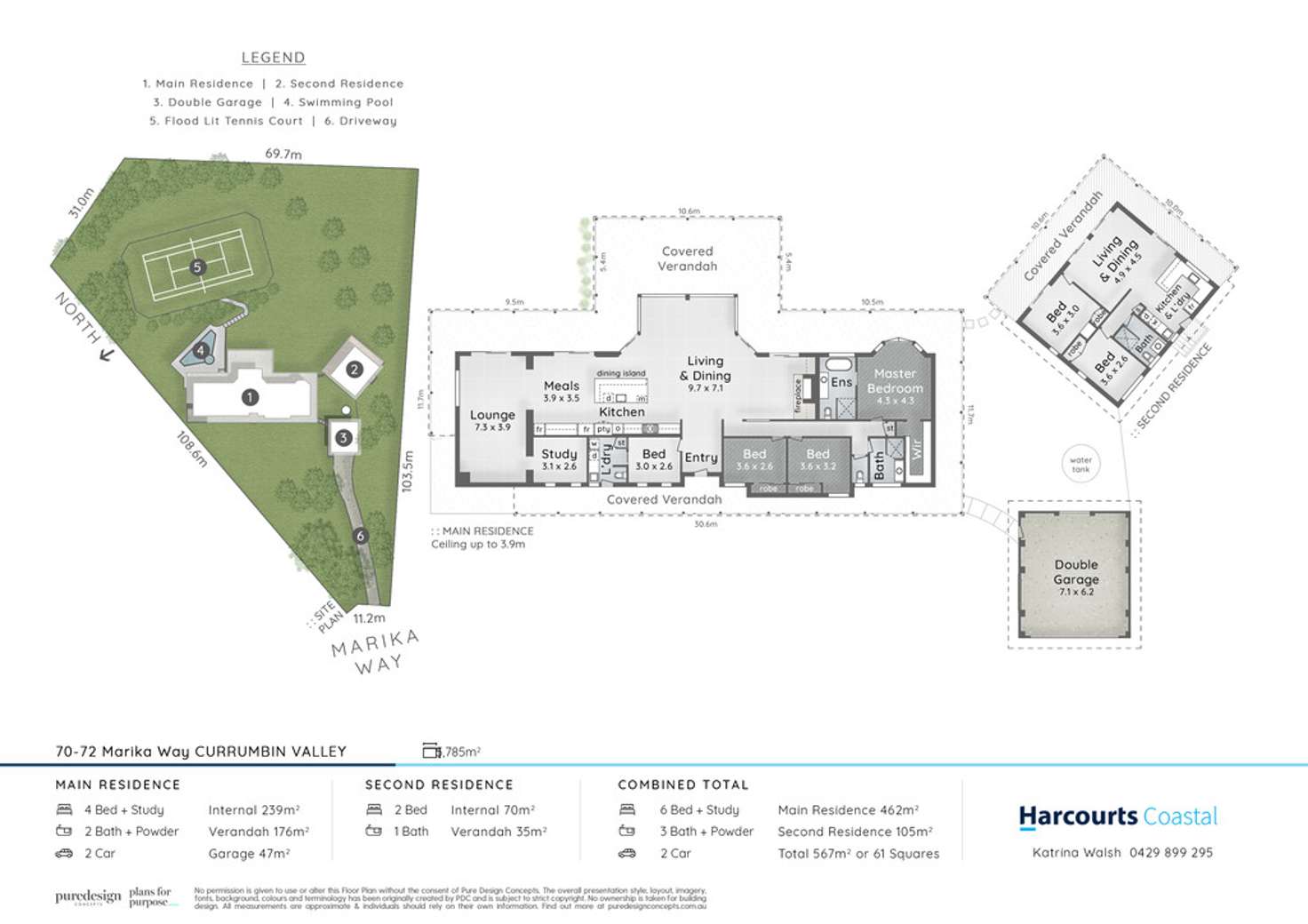 Floorplan of Homely house listing, 70-72 Marika Way, Currumbin Valley QLD 4223