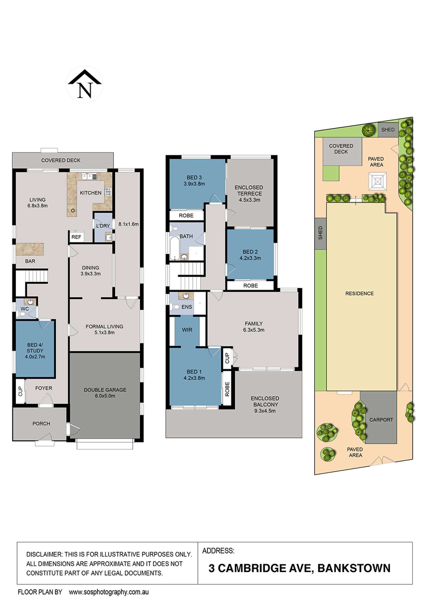 Floorplan of Homely house listing, 3 Cambridge Avenue, Bankstown NSW 2200