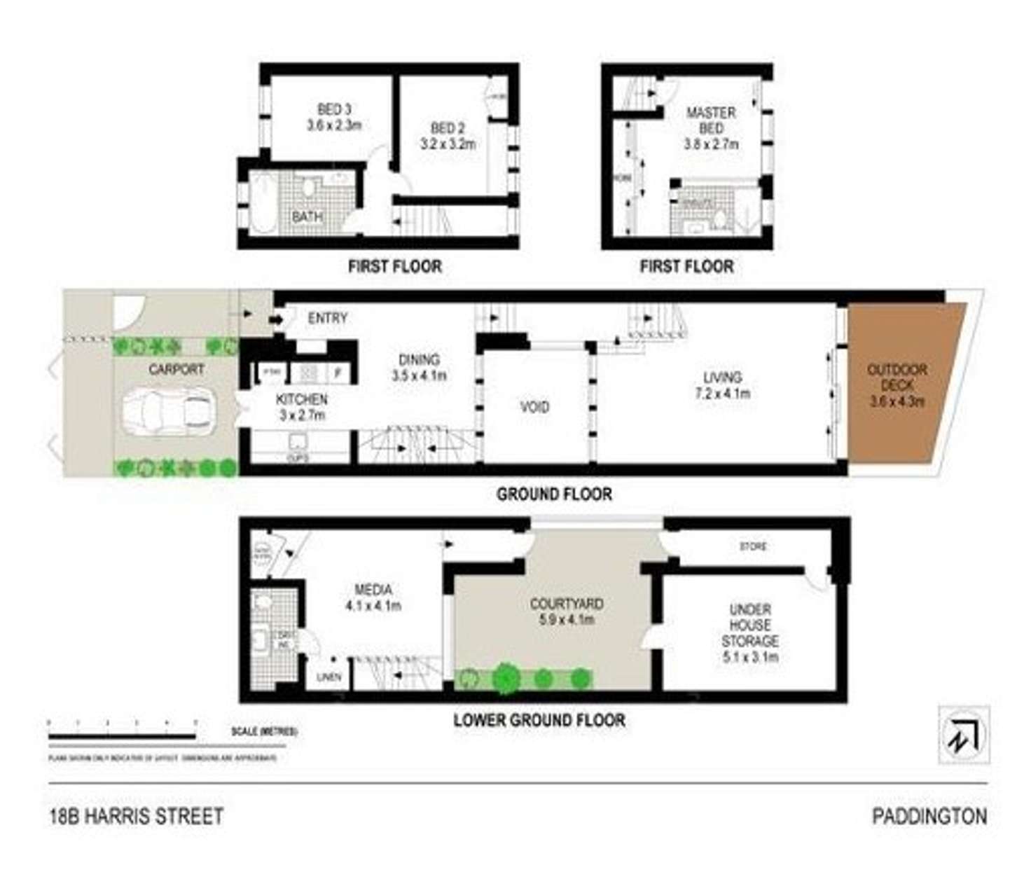 Floorplan of Homely house listing, 18B Harris Street, Paddington NSW 2021