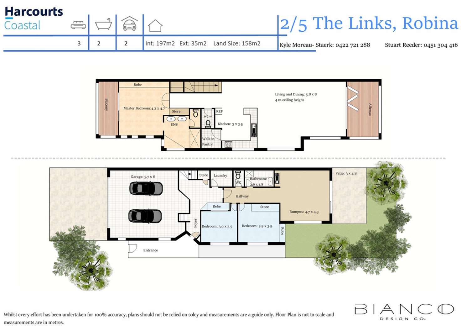 Floorplan of Homely house listing, 2/5 The Links, Robina QLD 4226