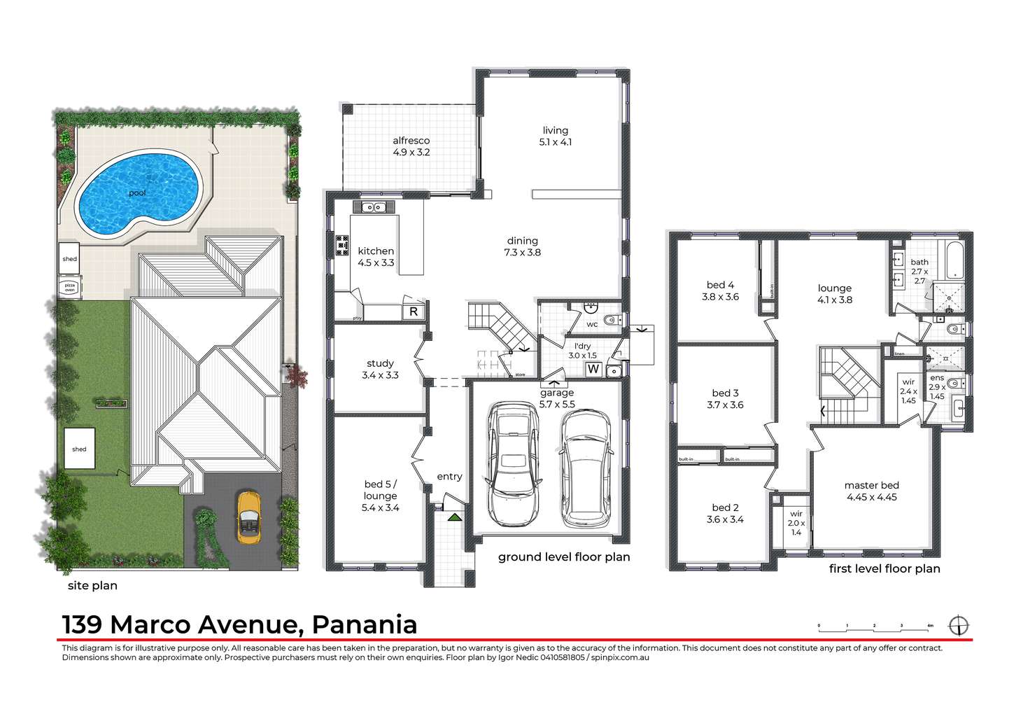 Floorplan of Homely house listing, 139 Marco Avenue, Panania NSW 2213