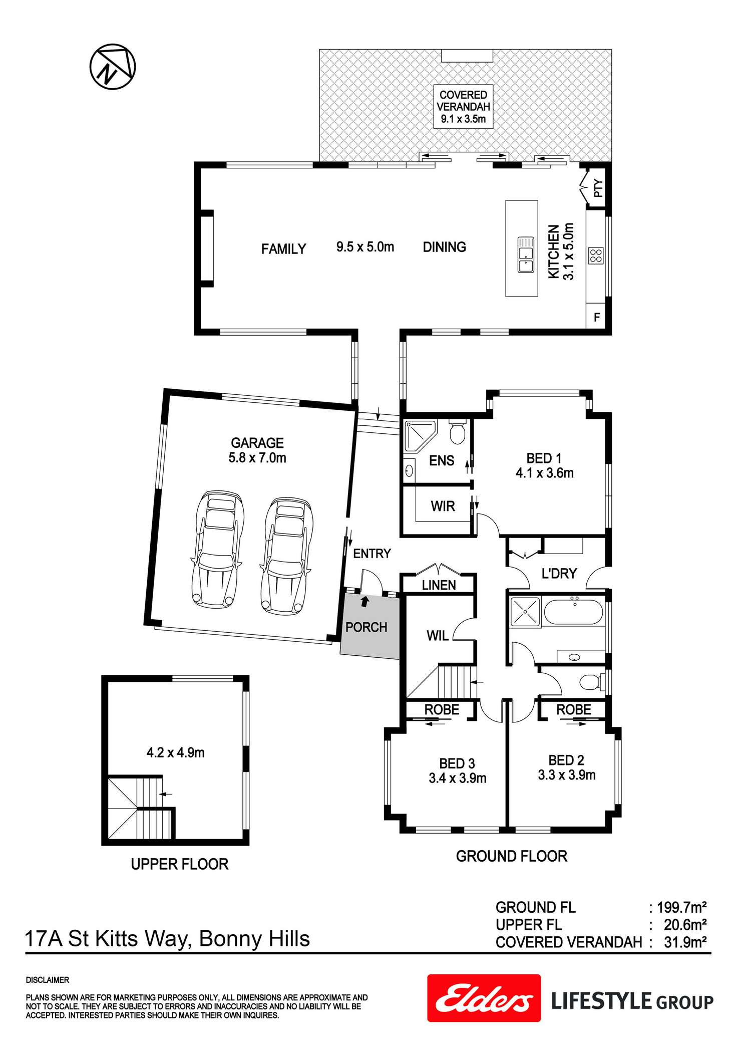 Floorplan of Homely house listing, 17A St Kitts Way, Bonny Hills NSW 2445