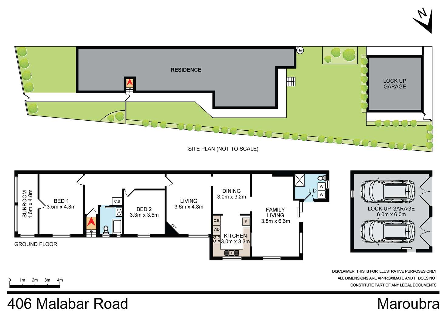 Floorplan of Homely house listing, 406 Malabar Rd, Maroubra NSW 2035