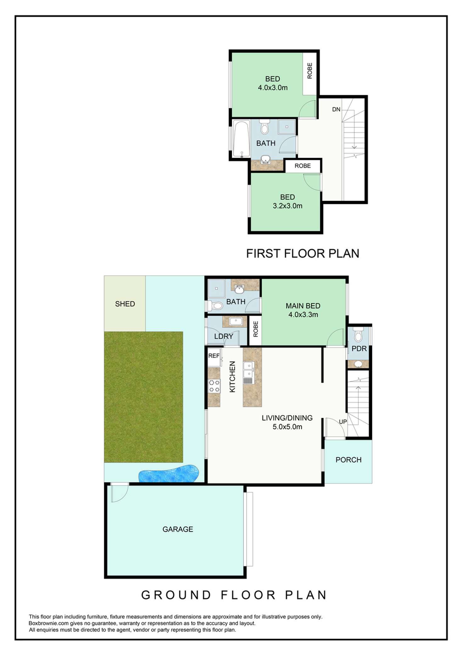 Floorplan of Homely townhouse listing, 3/33 Leman Crescent, Noble Park VIC 3174