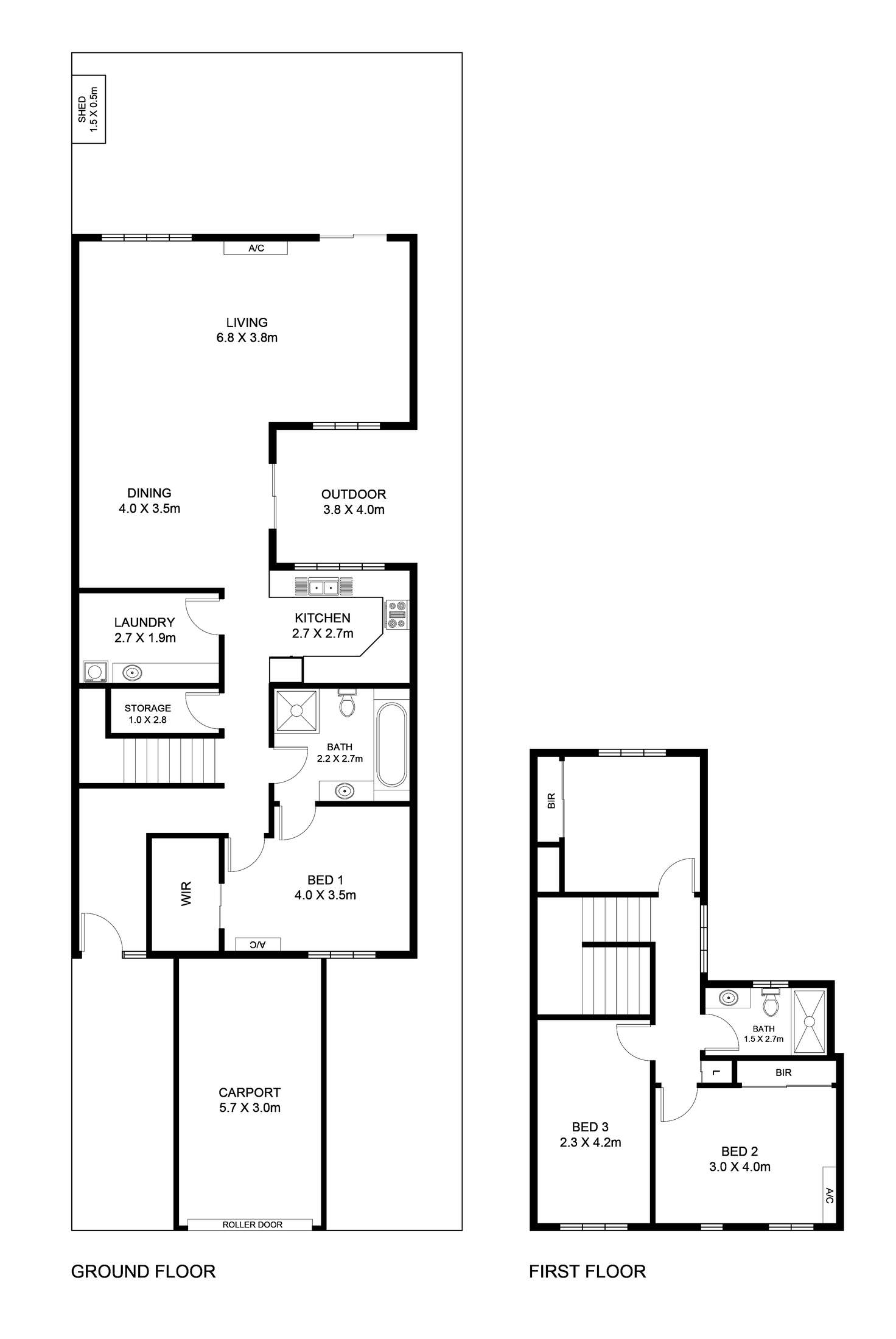 Floorplan of Homely townhouse listing, 4/2a Rosedale Place, Magill SA 5072